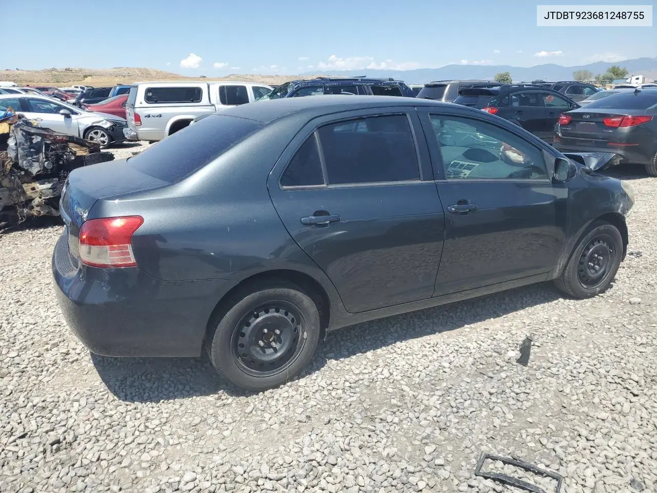 2008 Toyota Yaris VIN: JTDBT923681248755 Lot: 62515435