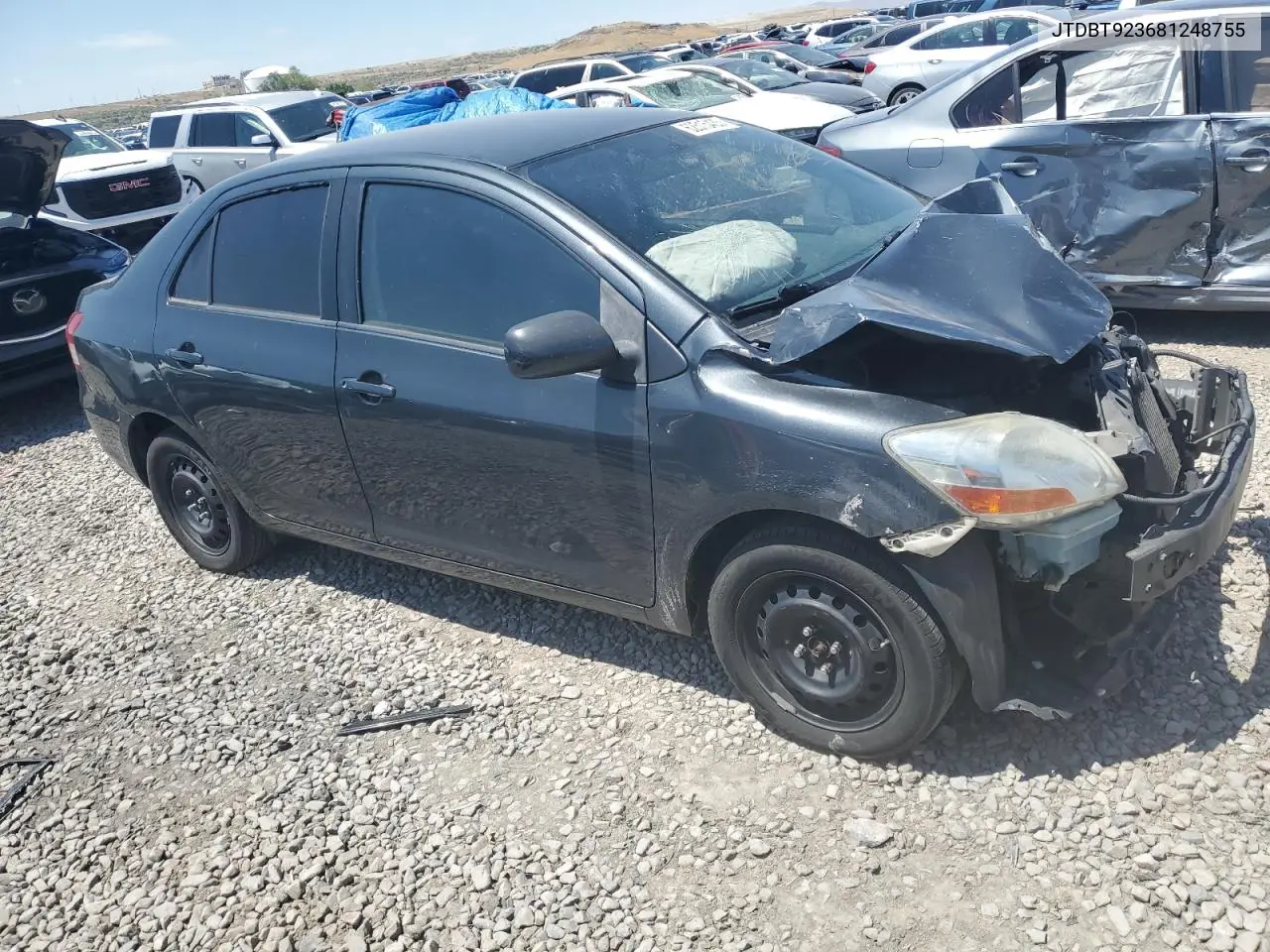 2008 Toyota Yaris VIN: JTDBT923681248755 Lot: 62515435