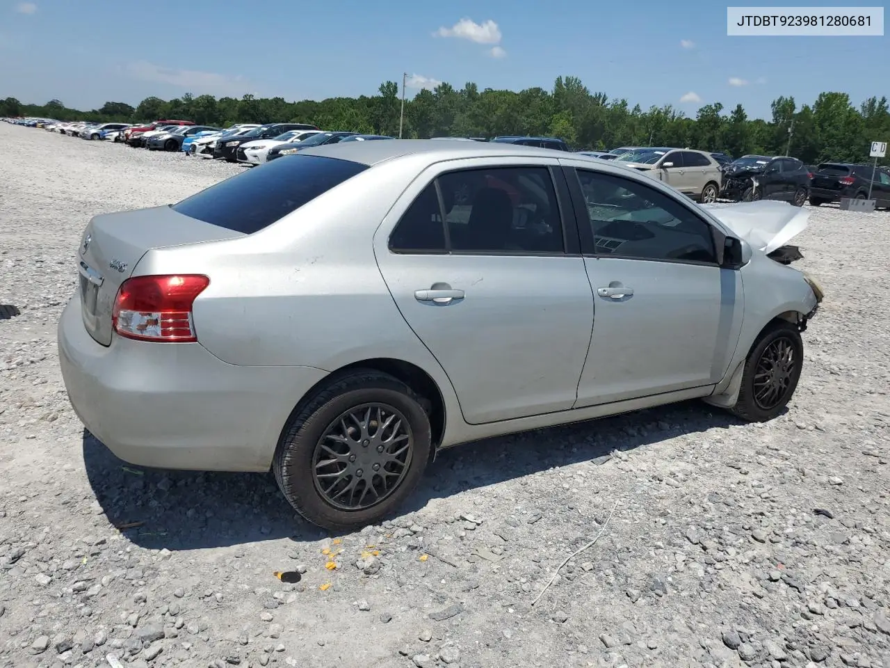2008 Toyota Yaris VIN: JTDBT923981280681 Lot: 62669235