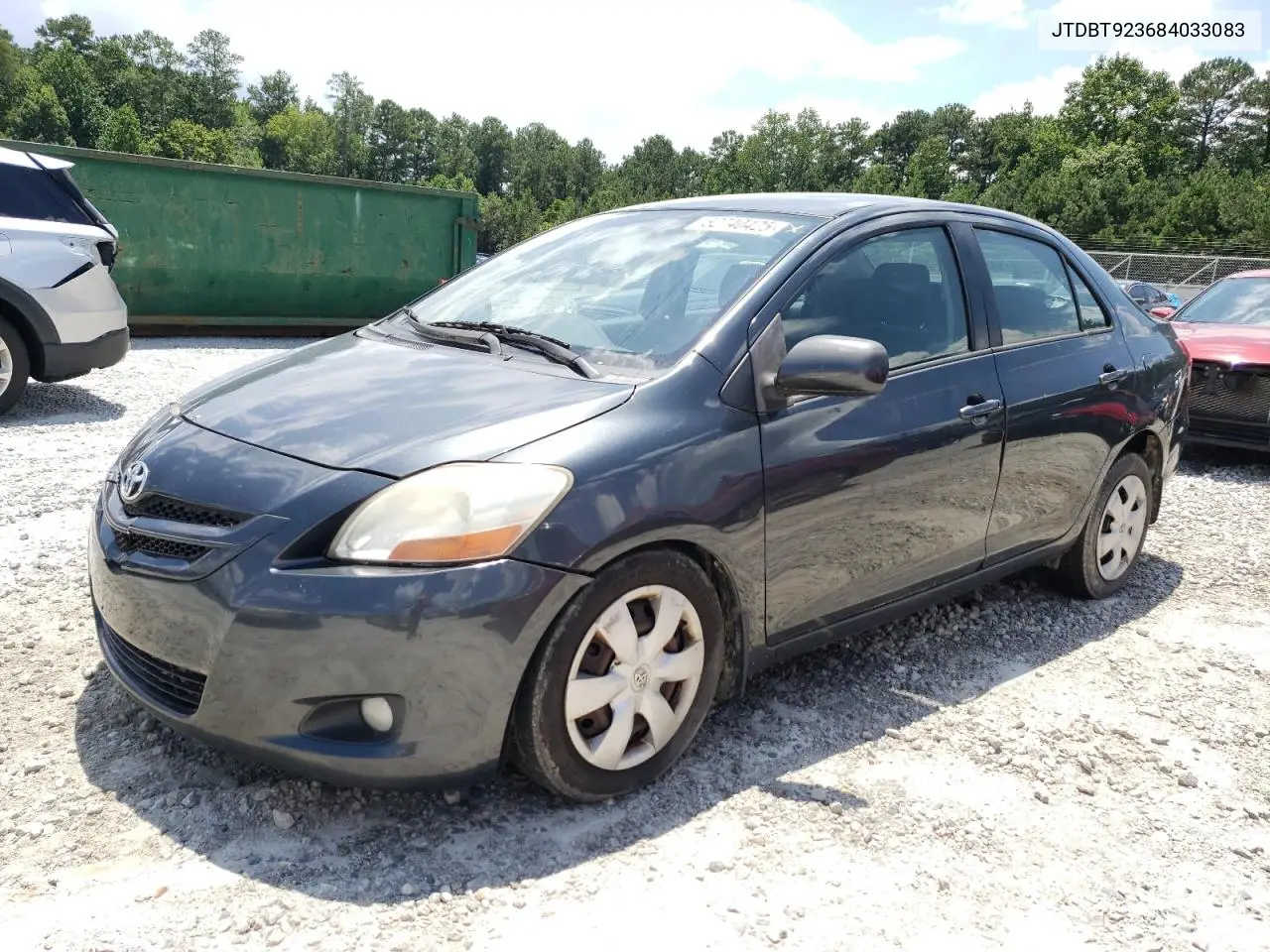 2008 Toyota Yaris VIN: JTDBT923684033083 Lot: 62740425