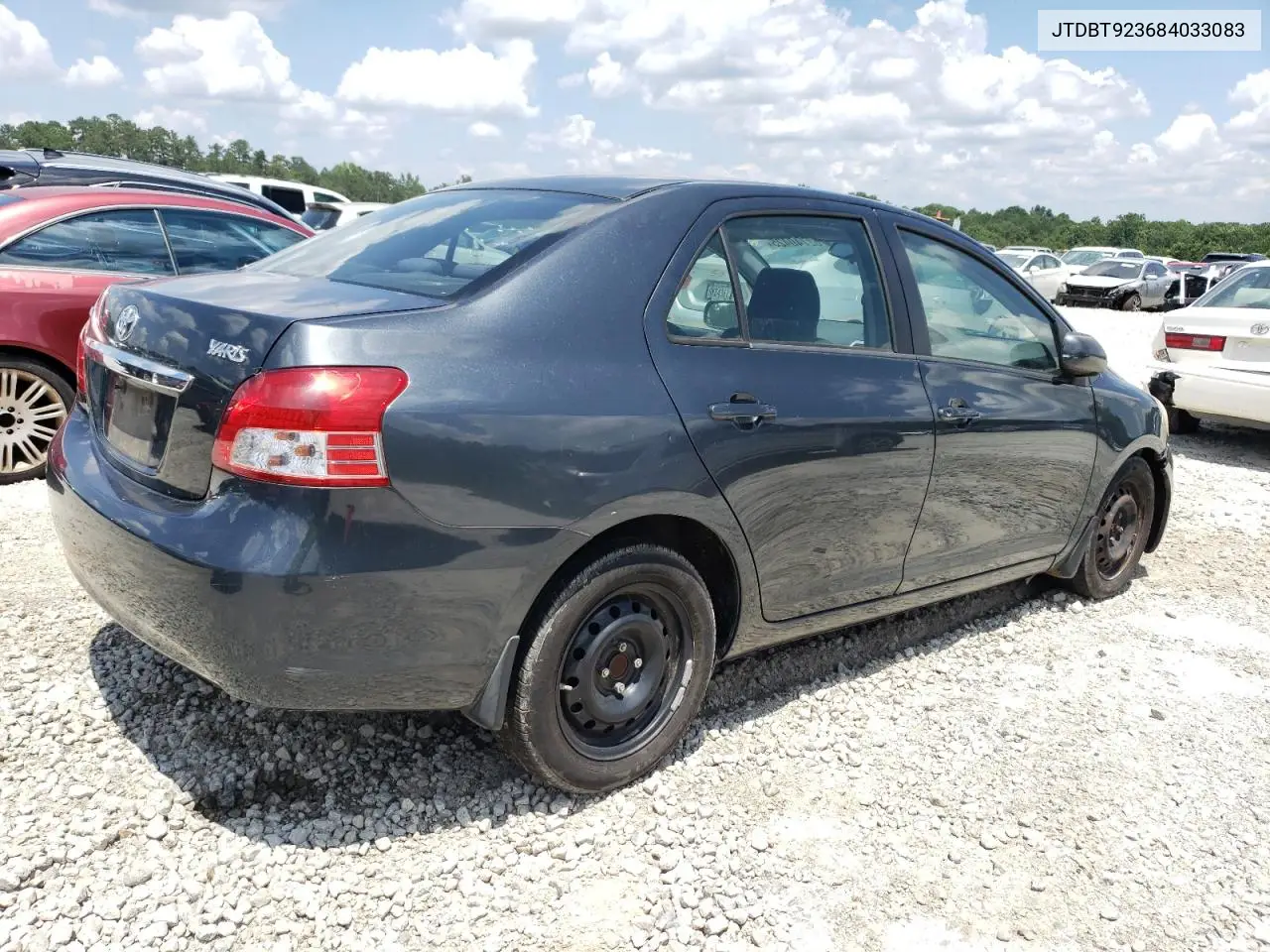 2008 Toyota Yaris VIN: JTDBT923684033083 Lot: 62740425
