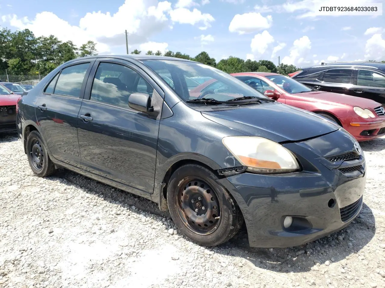2008 Toyota Yaris VIN: JTDBT923684033083 Lot: 62740425