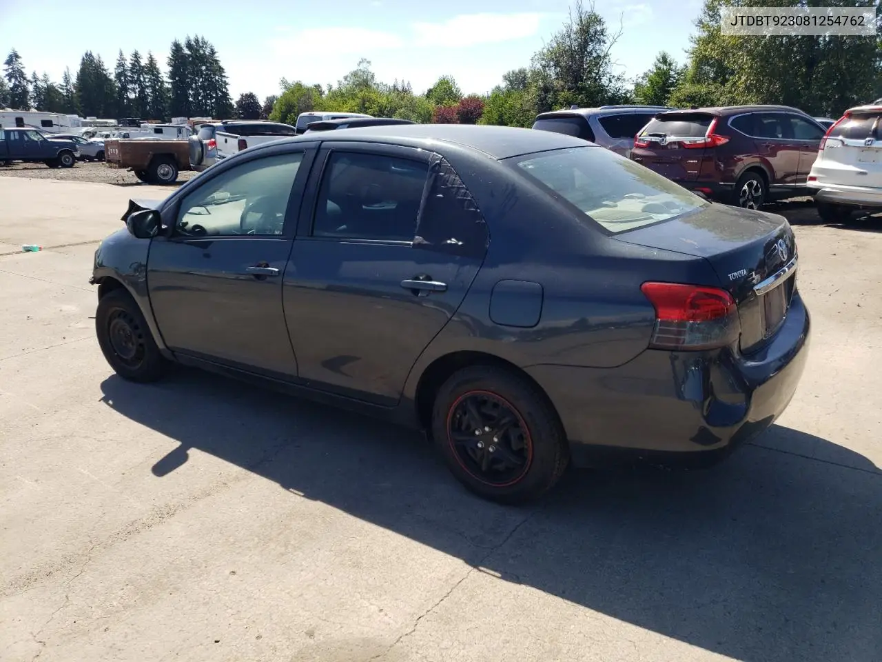 2008 Toyota Yaris VIN: JTDBT923081254762 Lot: 63049525