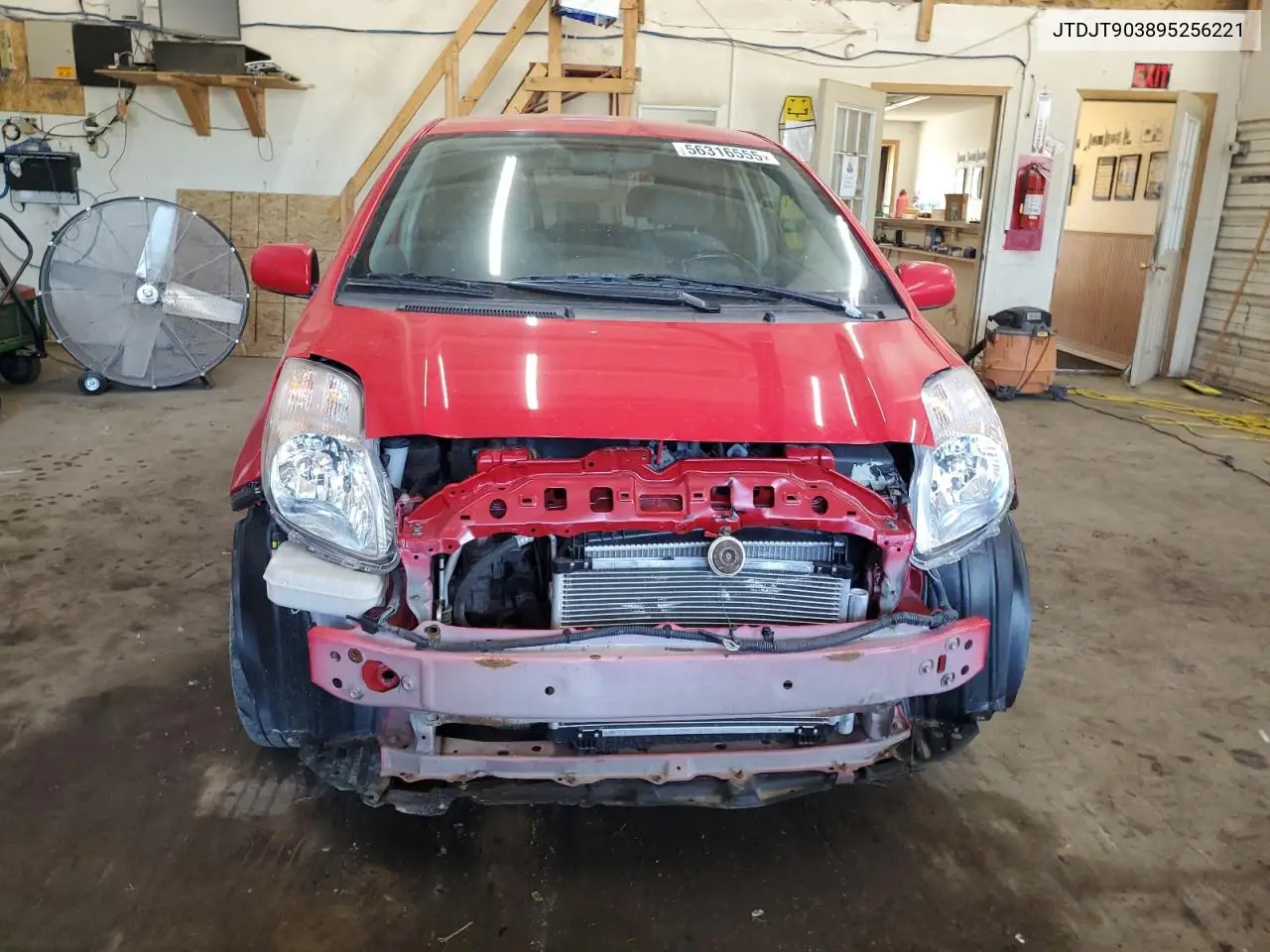 2009 Toyota Yaris VIN: JTDJT903895256221 Lot: 56316555