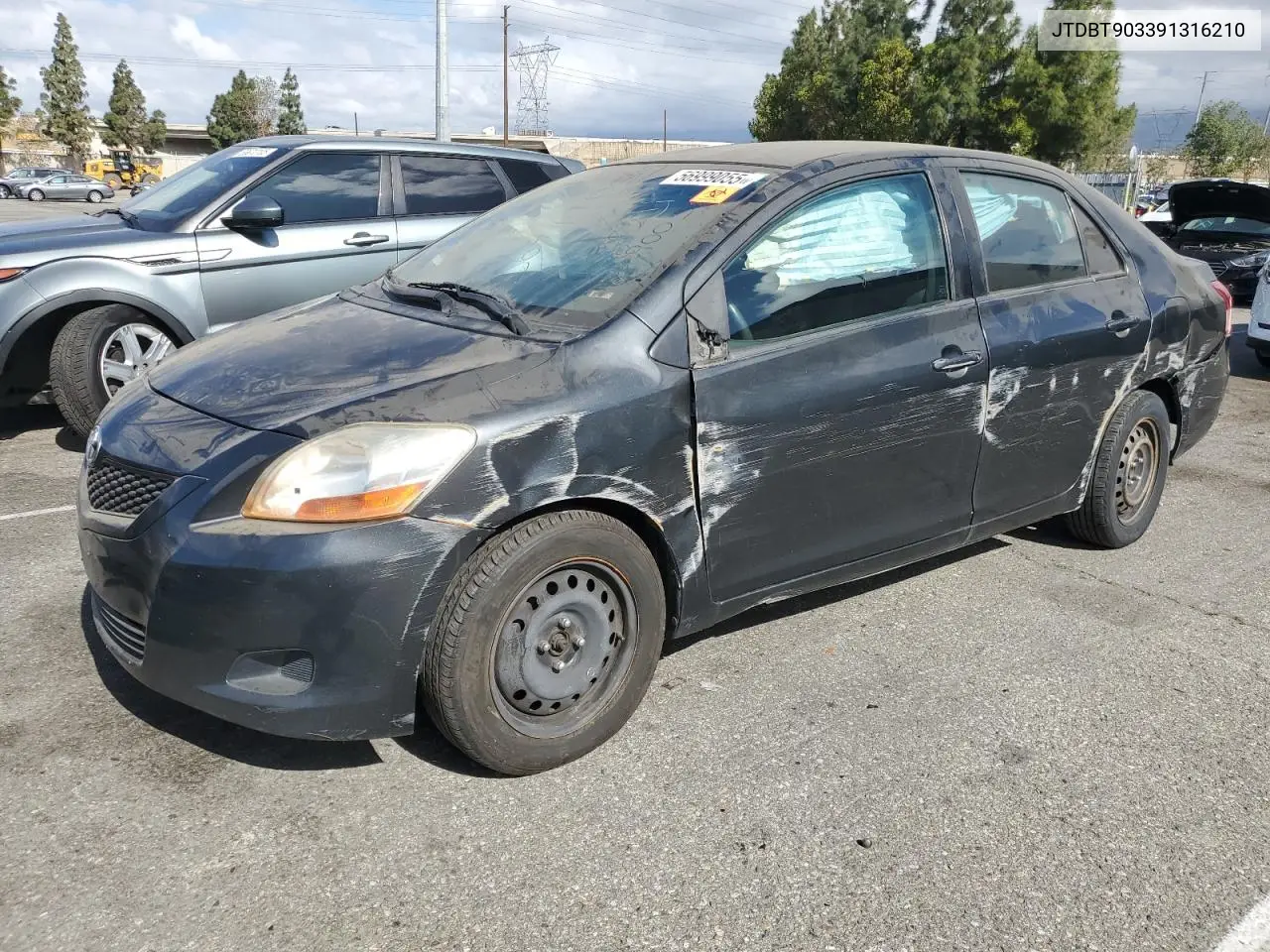 2009 Toyota Yaris VIN: JTDBT903391316210 Lot: 56999055