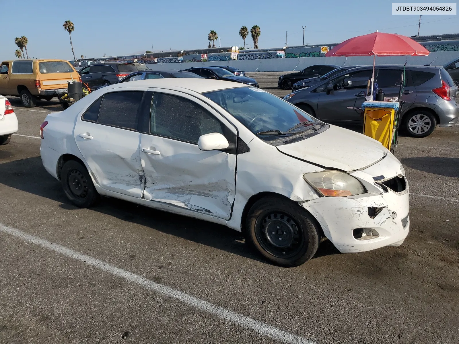 2009 Toyota Yaris VIN: JTDBT903494054826 Lot: 66577924