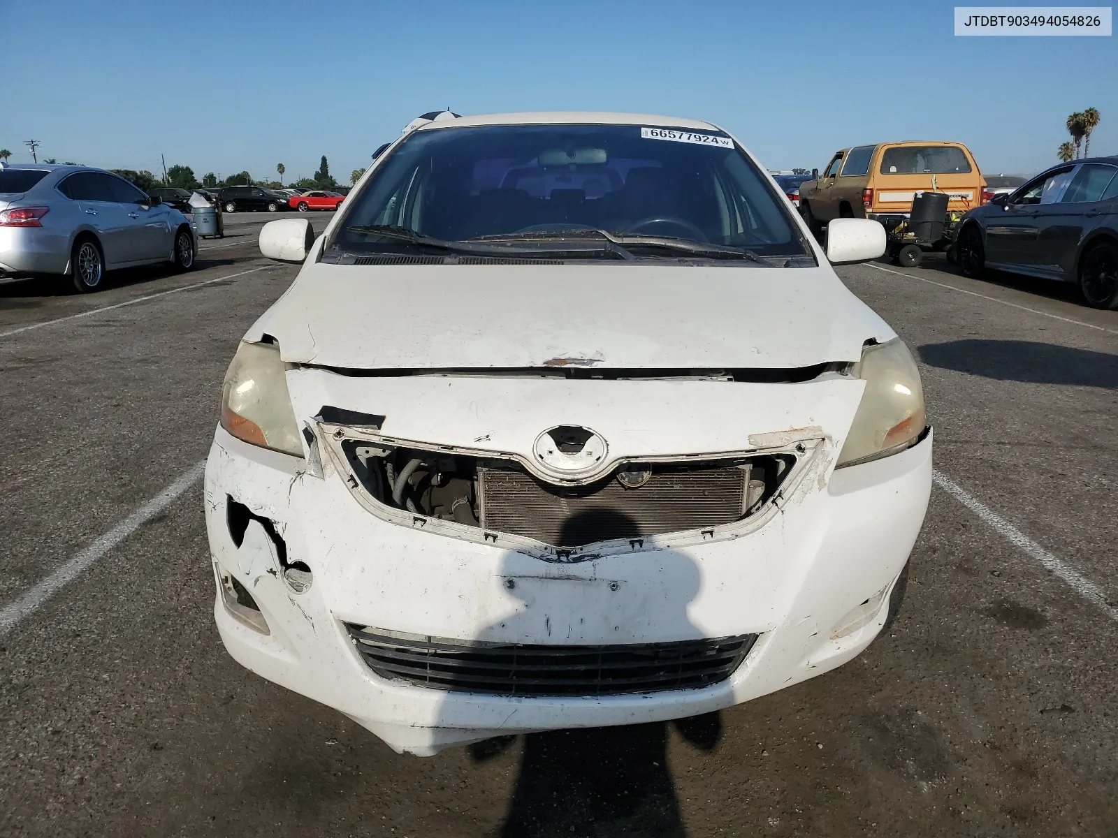 2009 Toyota Yaris VIN: JTDBT903494054826 Lot: 66577924