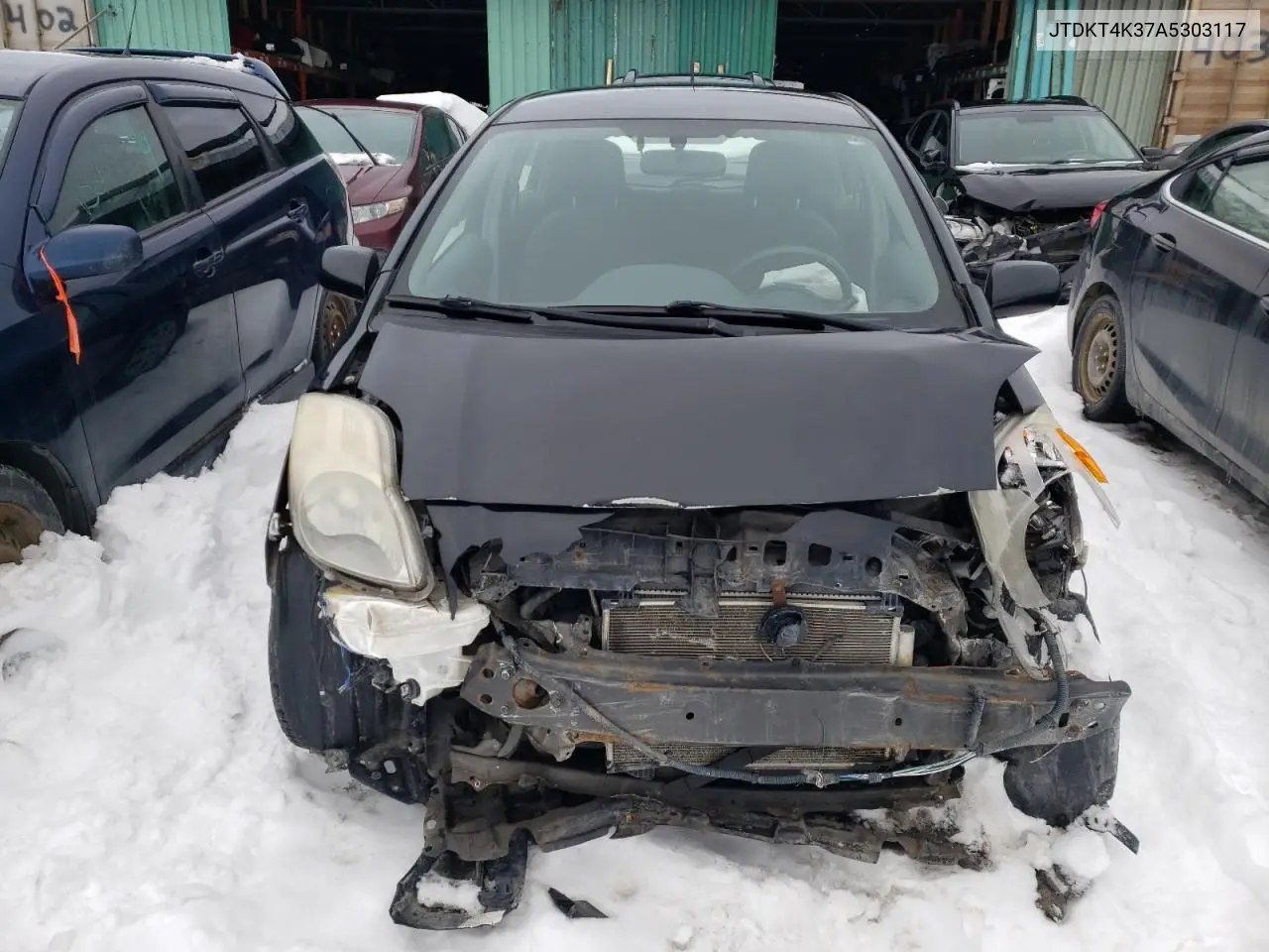 2010 Toyota Yaris VIN: JTDKT4K37A5303117 Lot: 44206795