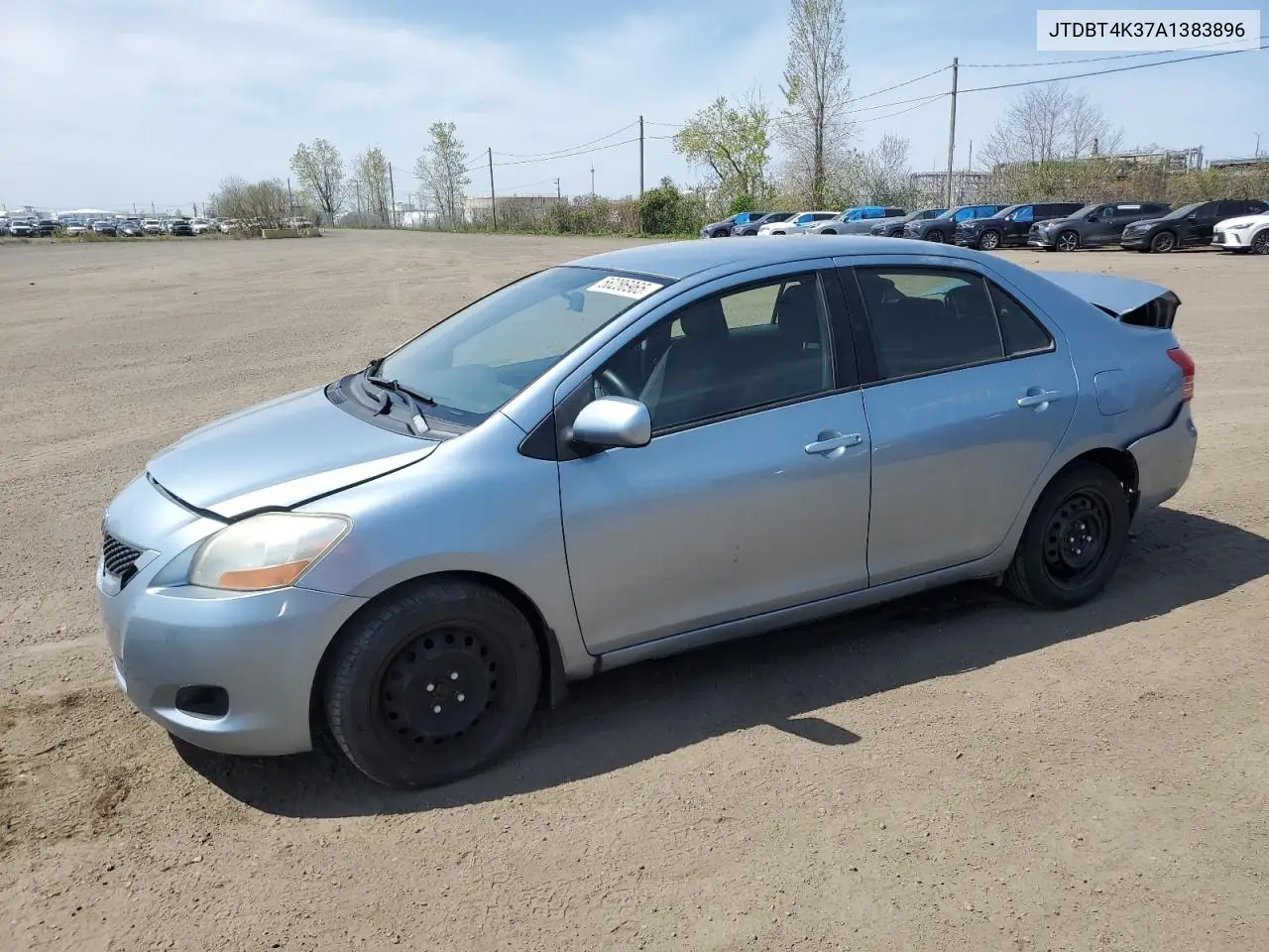 2010 Toyota Yaris VIN: JTDBT4K37A1383896 Lot: 56286965