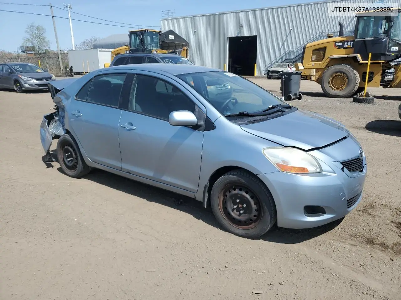 2010 Toyota Yaris VIN: JTDBT4K37A1383896 Lot: 56286965