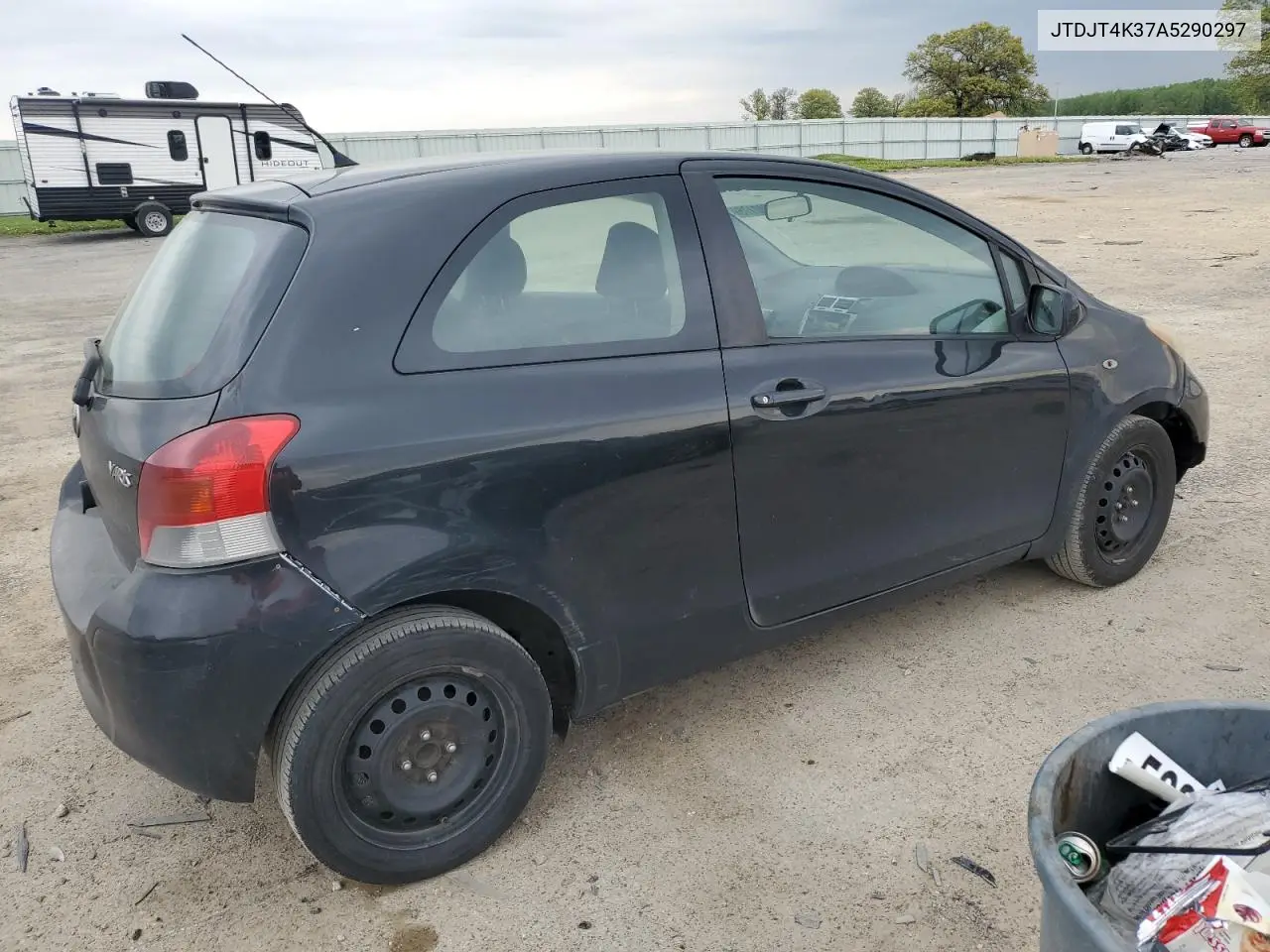 2010 Toyota Yaris VIN: JTDJT4K37A5290297 Lot: 56980175