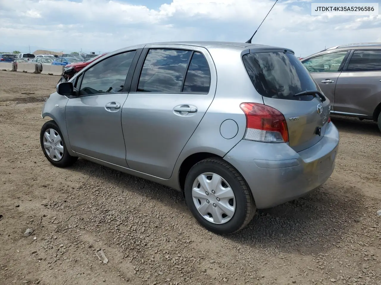 2010 Toyota Yaris VIN: JTDKT4K35A5296586 Lot: 62794025
