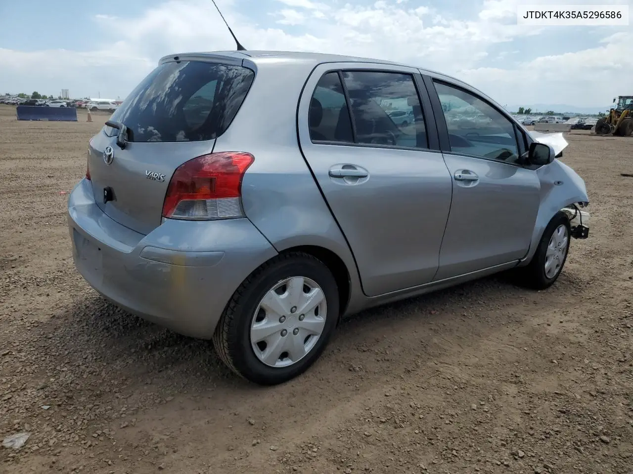 2010 Toyota Yaris VIN: JTDKT4K35A5296586 Lot: 62794025
