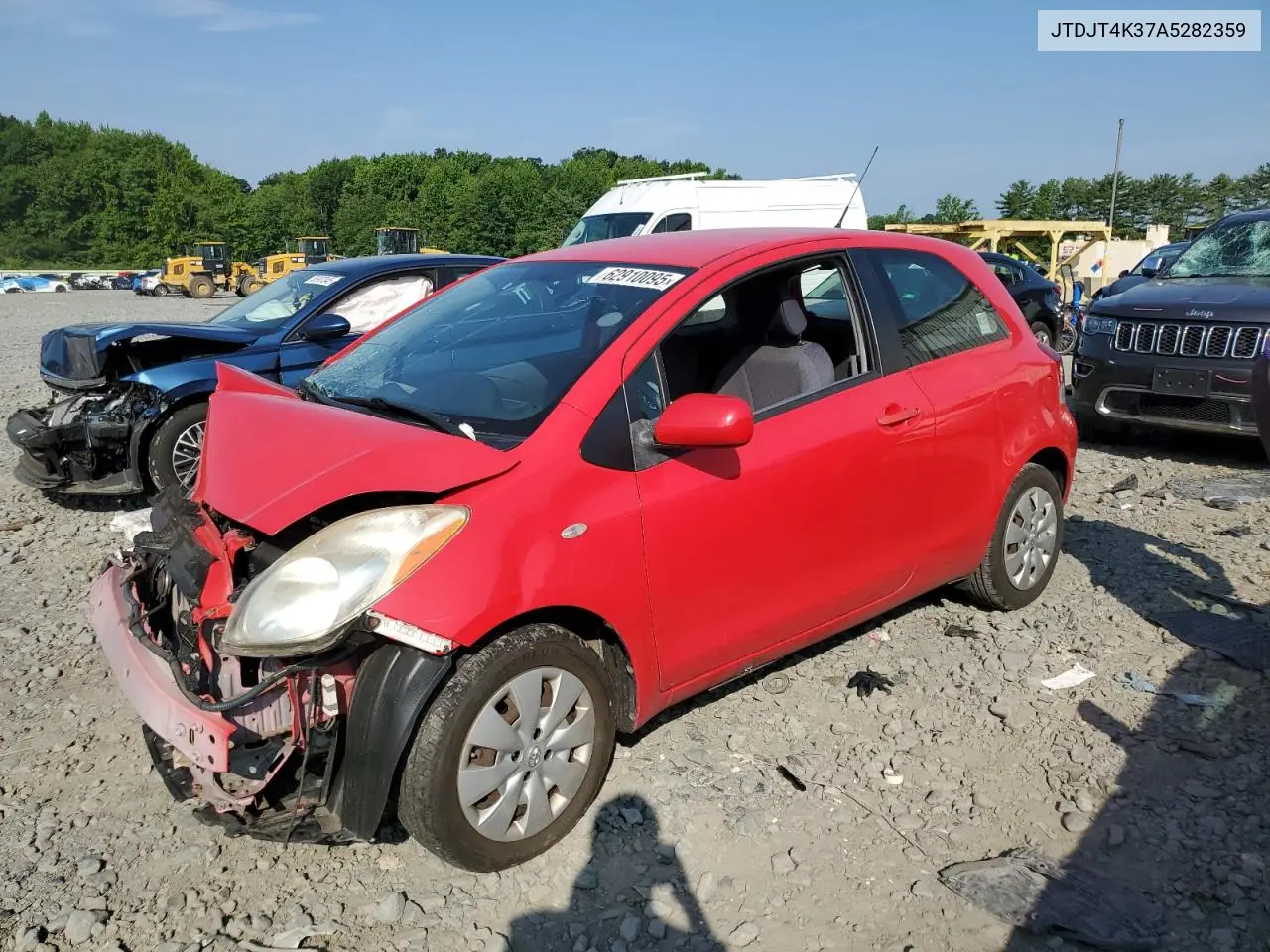 2010 Toyota Yaris VIN: JTDJT4K37A5282359 Lot: 62910095