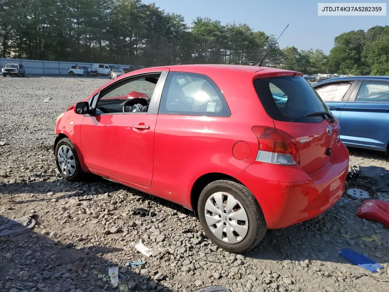 2010 Toyota Yaris VIN: JTDJT4K37A5282359 Lot: 62910095