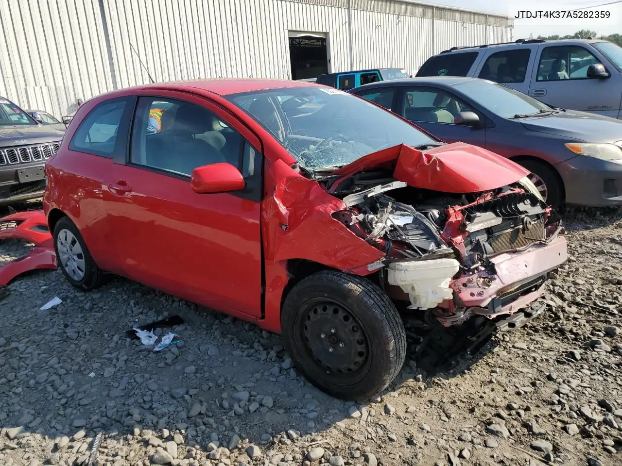 2010 Toyota Yaris VIN: JTDJT4K37A5282359 Lot: 62910095