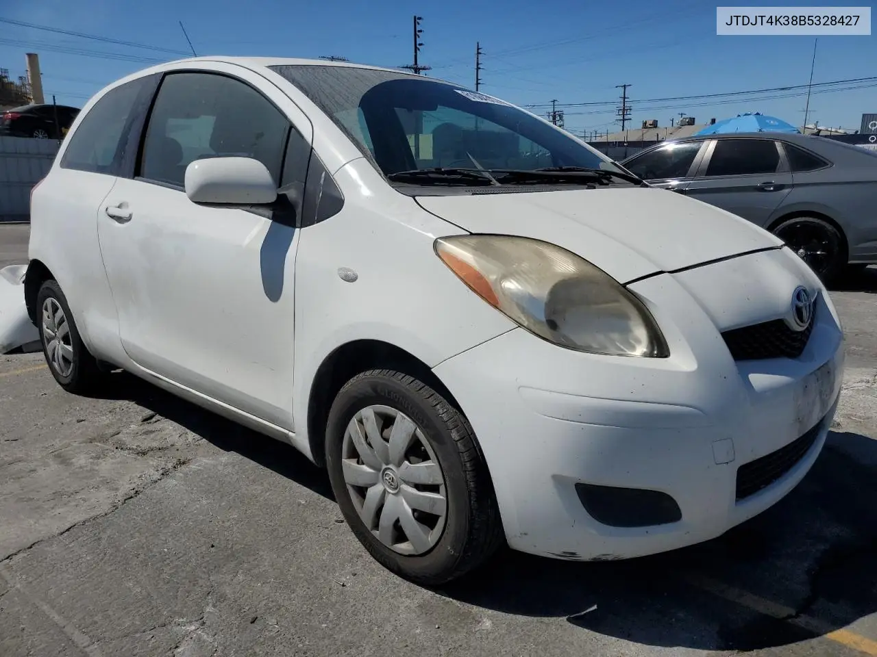 2011 Toyota Yaris VIN: JTDJT4K38B5328427 Lot: 61684315