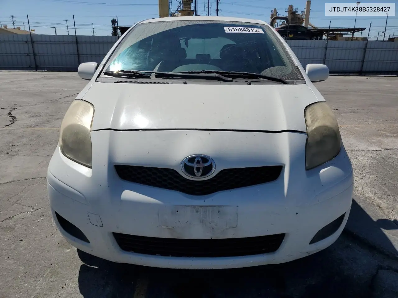 2011 Toyota Yaris VIN: JTDJT4K38B5328427 Lot: 61684315