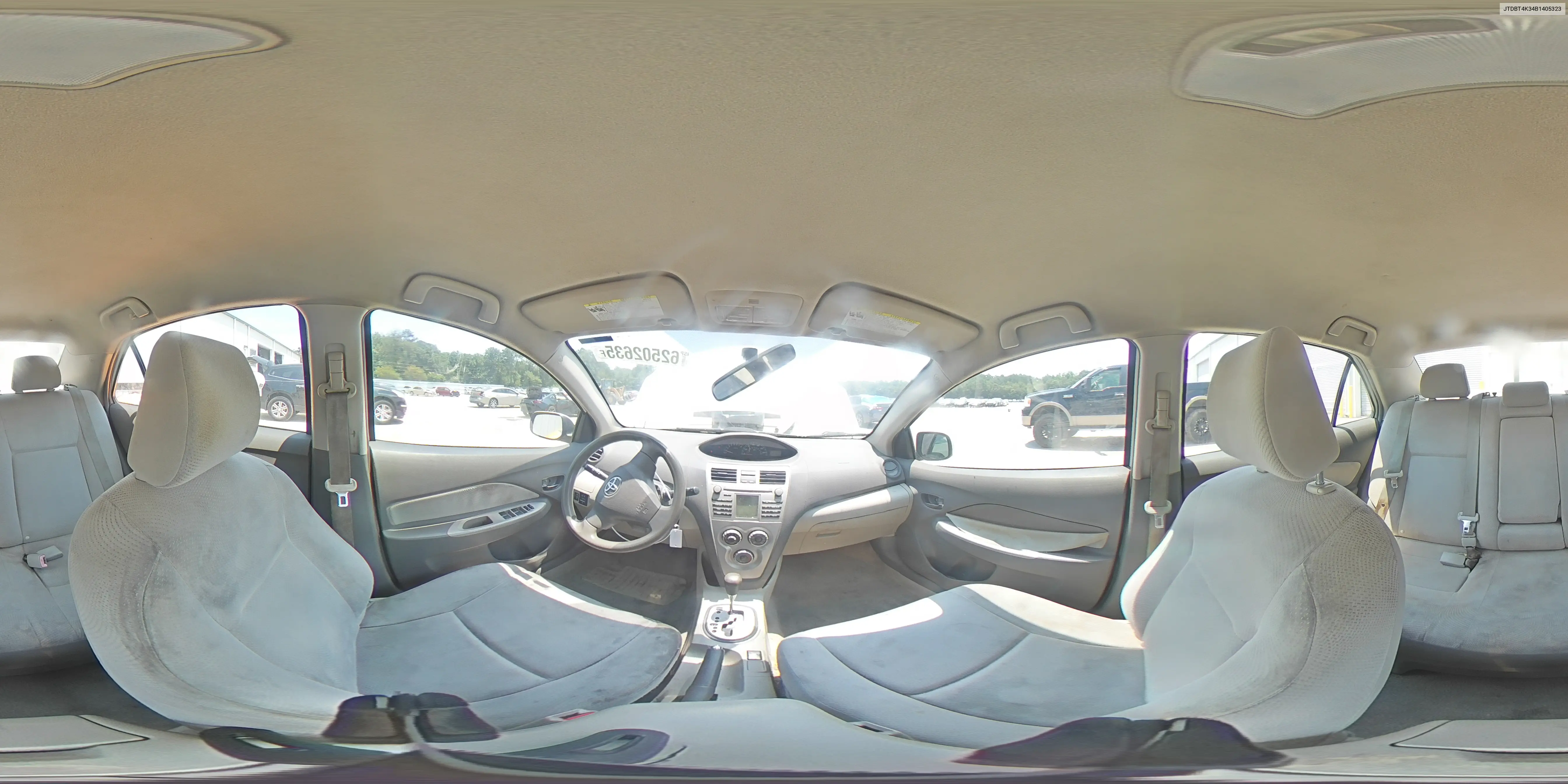 2011 Toyota Yaris VIN: JTDBT4K34B1405323 Lot: 62502635