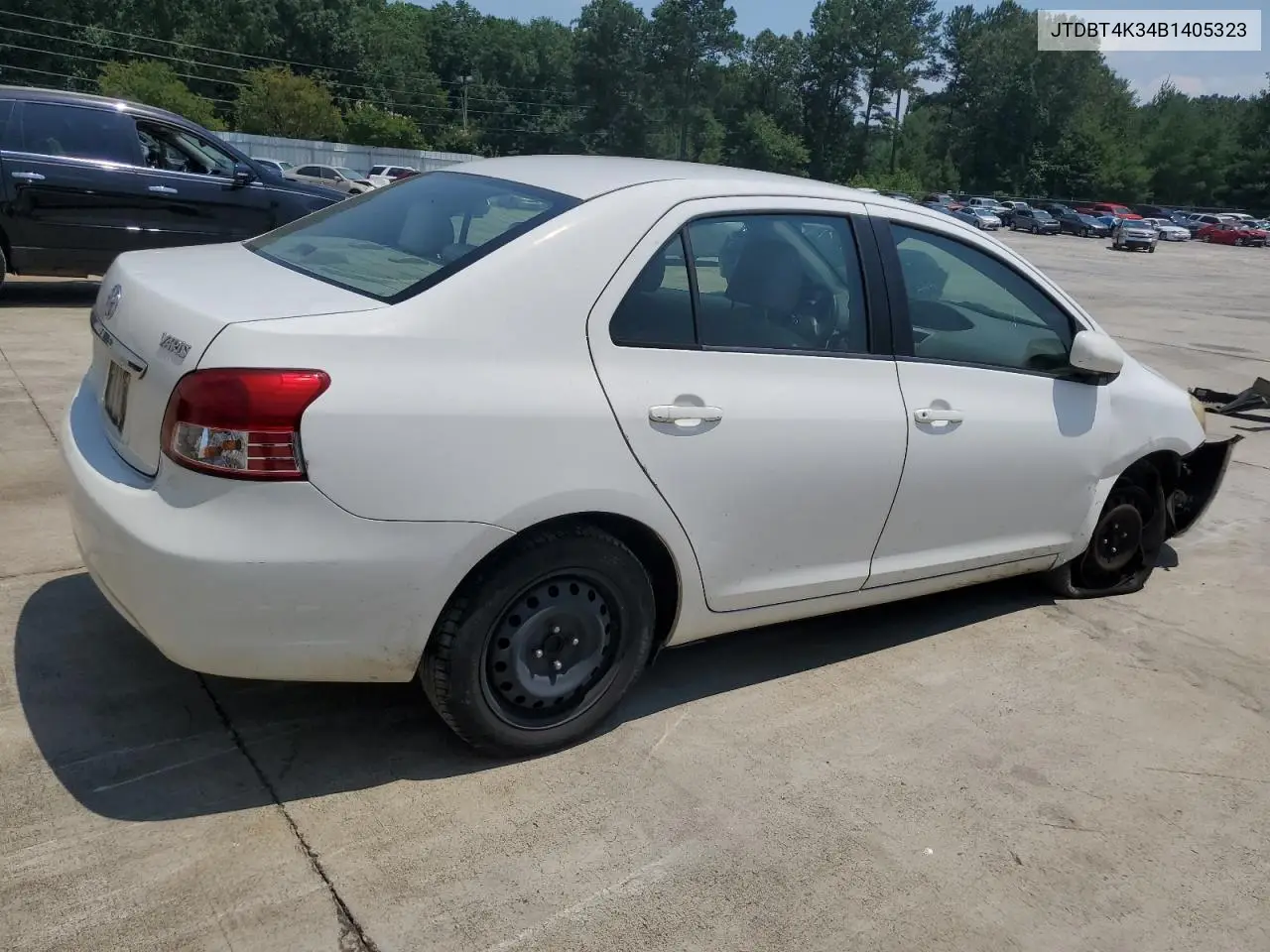 2011 Toyota Yaris VIN: JTDBT4K34B1405323 Lot: 62502635
