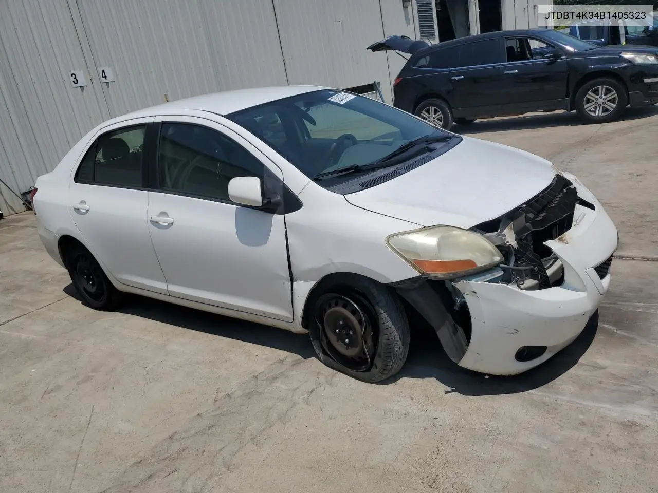 2011 Toyota Yaris VIN: JTDBT4K34B1405323 Lot: 62502635