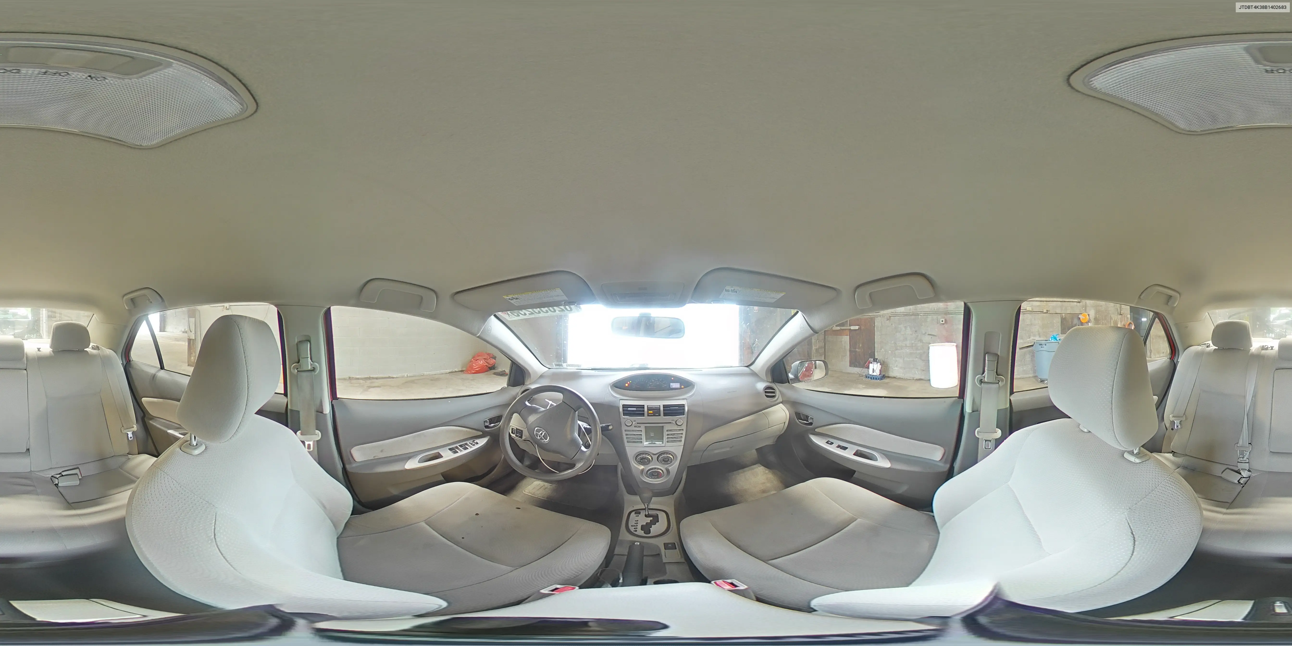2011 Toyota Yaris VIN: JTDBT4K38B1402683 Lot: 62655255