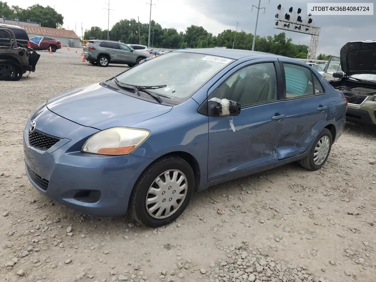 2011 Toyota Yaris VIN: JTDBT4K36B4084724 Lot: 63256195