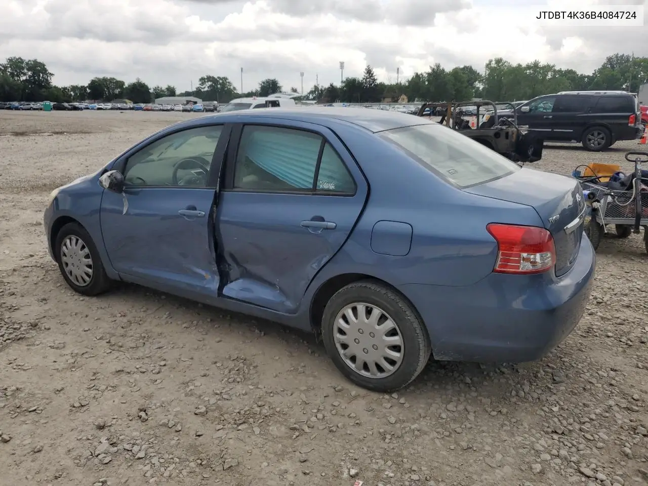 2011 Toyota Yaris VIN: JTDBT4K36B4084724 Lot: 63256195