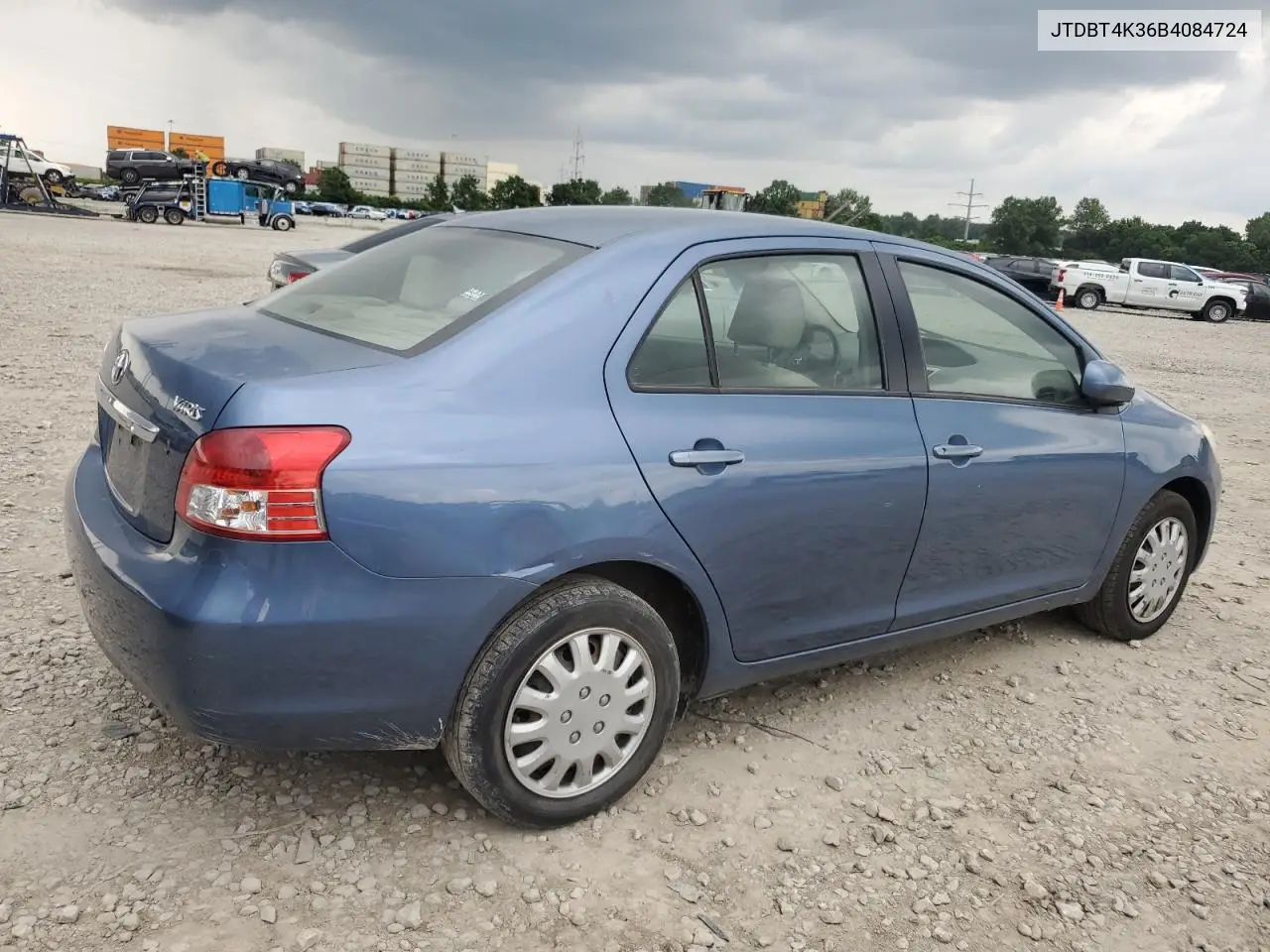 2011 Toyota Yaris VIN: JTDBT4K36B4084724 Lot: 63256195