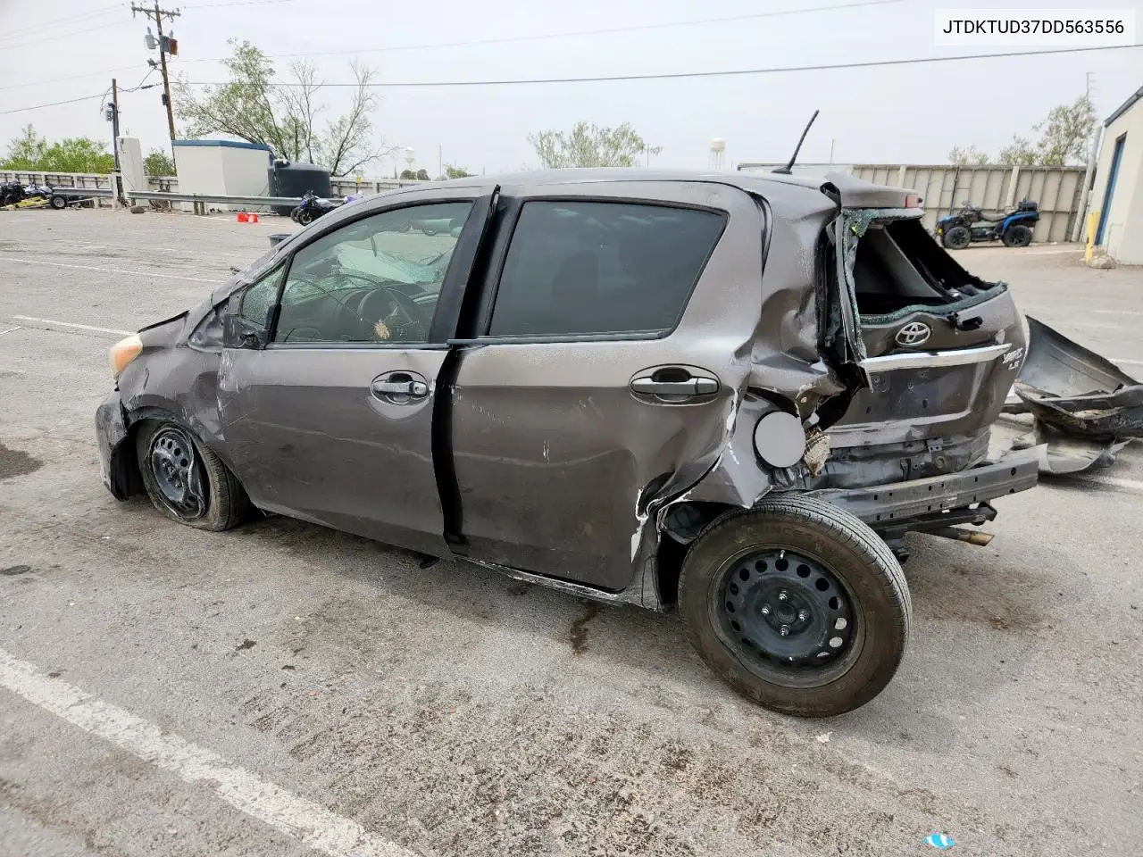 2013 Toyota Yaris VIN: JTDKTUD37DD563556 Lot: 58994215