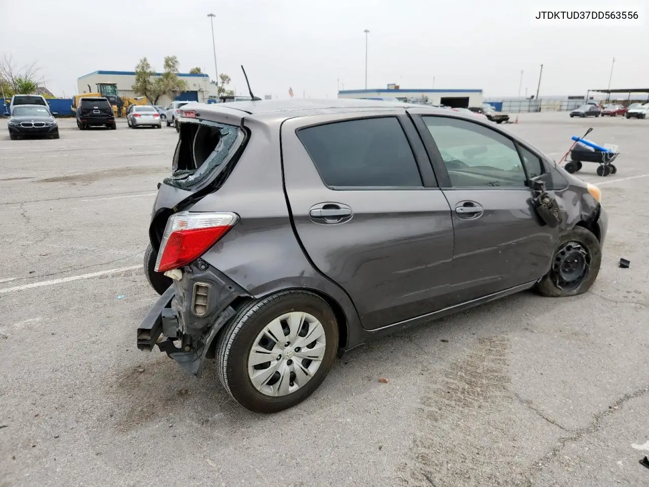 2013 Toyota Yaris VIN: JTDKTUD37DD563556 Lot: 58994215