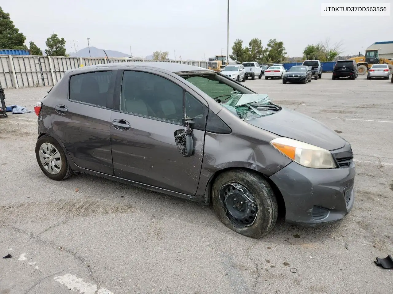 2013 Toyota Yaris VIN: JTDKTUD37DD563556 Lot: 58994215