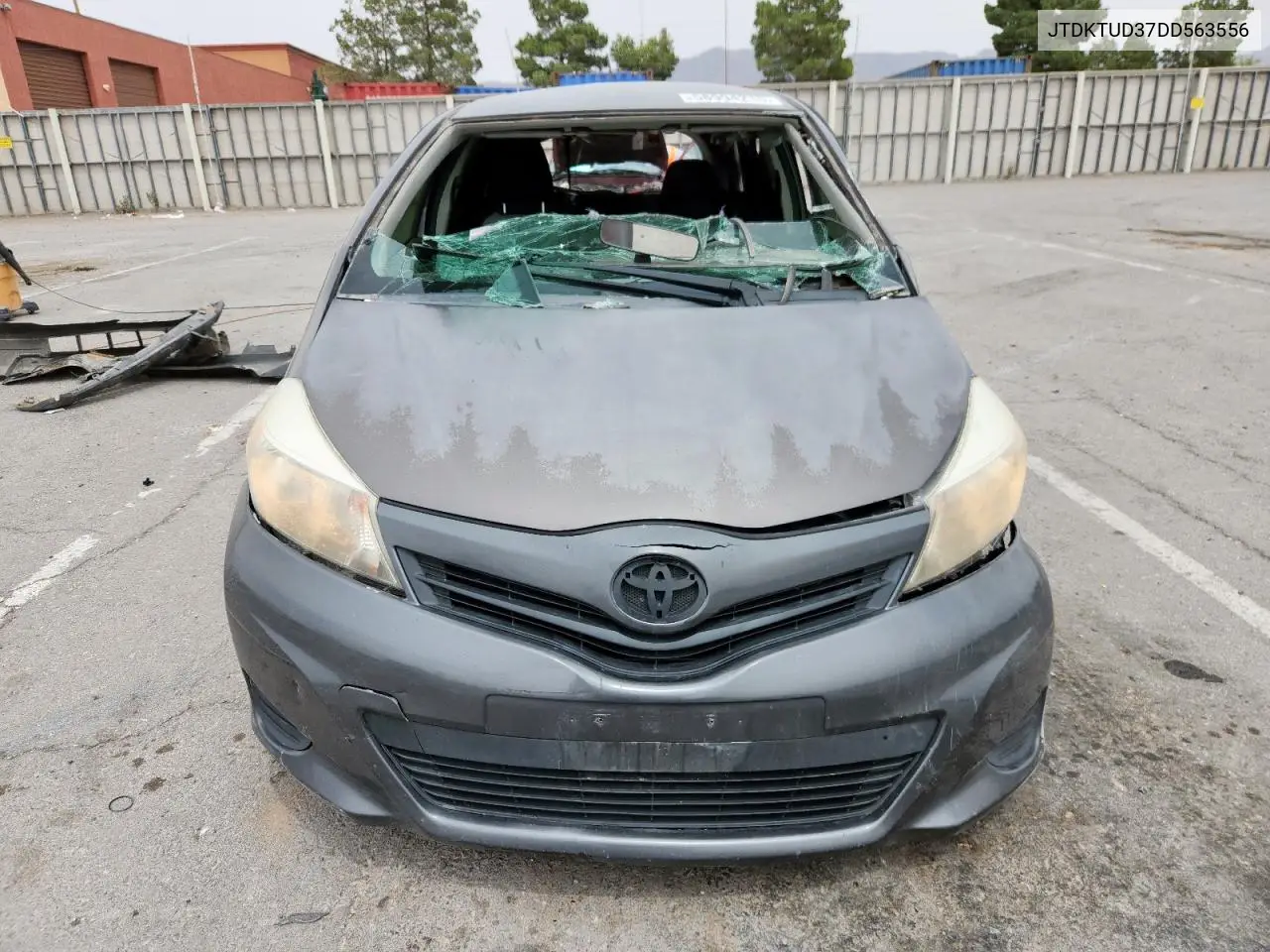 2013 Toyota Yaris VIN: JTDKTUD37DD563556 Lot: 58994215