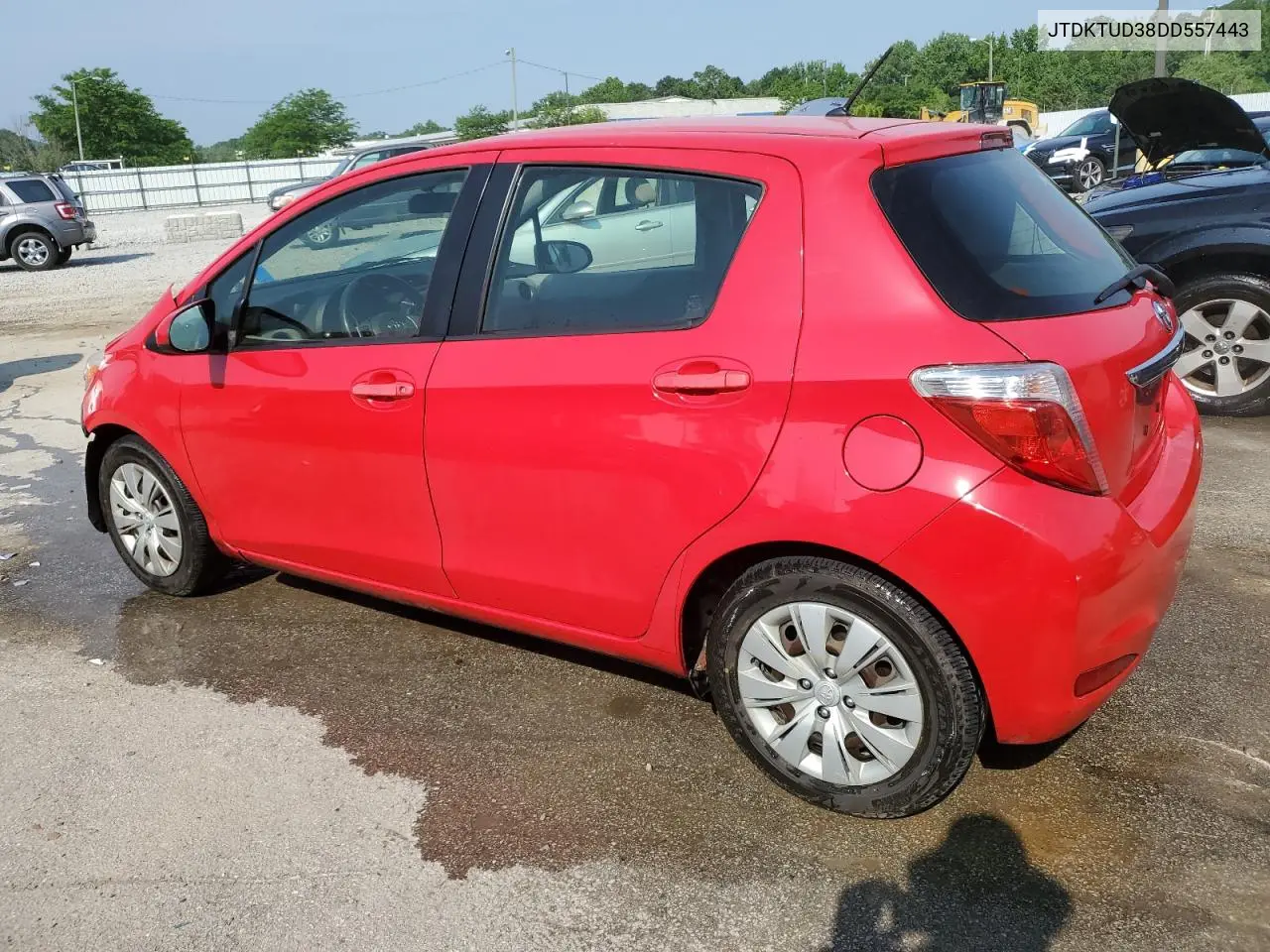 2013 Toyota Yaris VIN: JTDKTUD38DD557443 Lot: 59436605