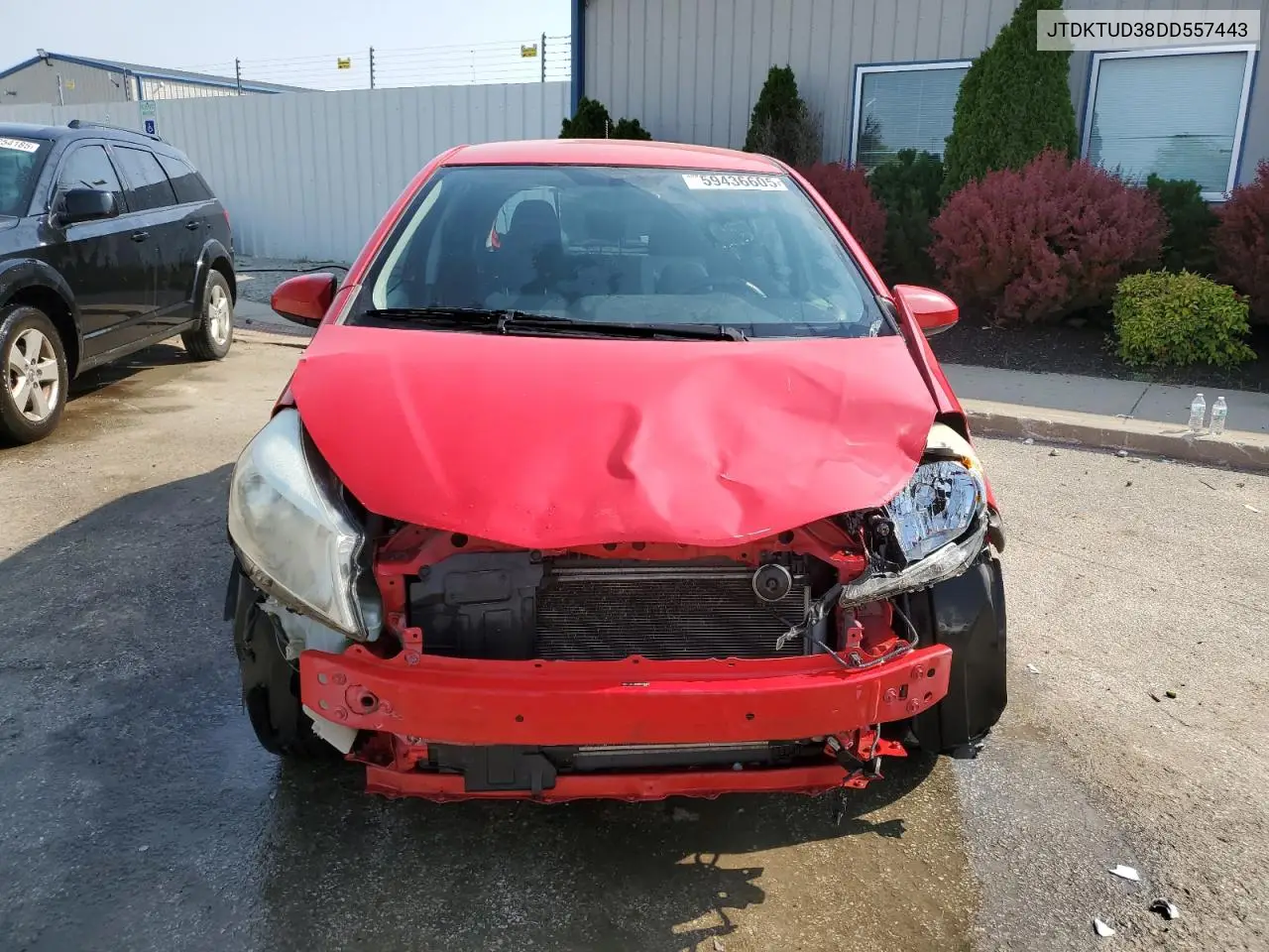 2013 Toyota Yaris VIN: JTDKTUD38DD557443 Lot: 59436605