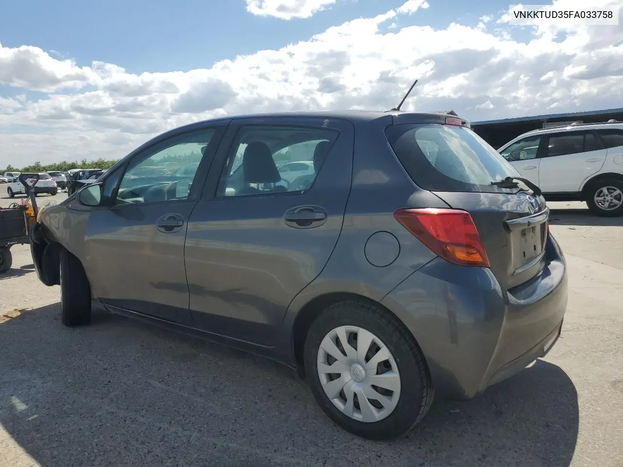 2015 Toyota Yaris VIN: VNKKTUD35FA033758 Lot: 55696935