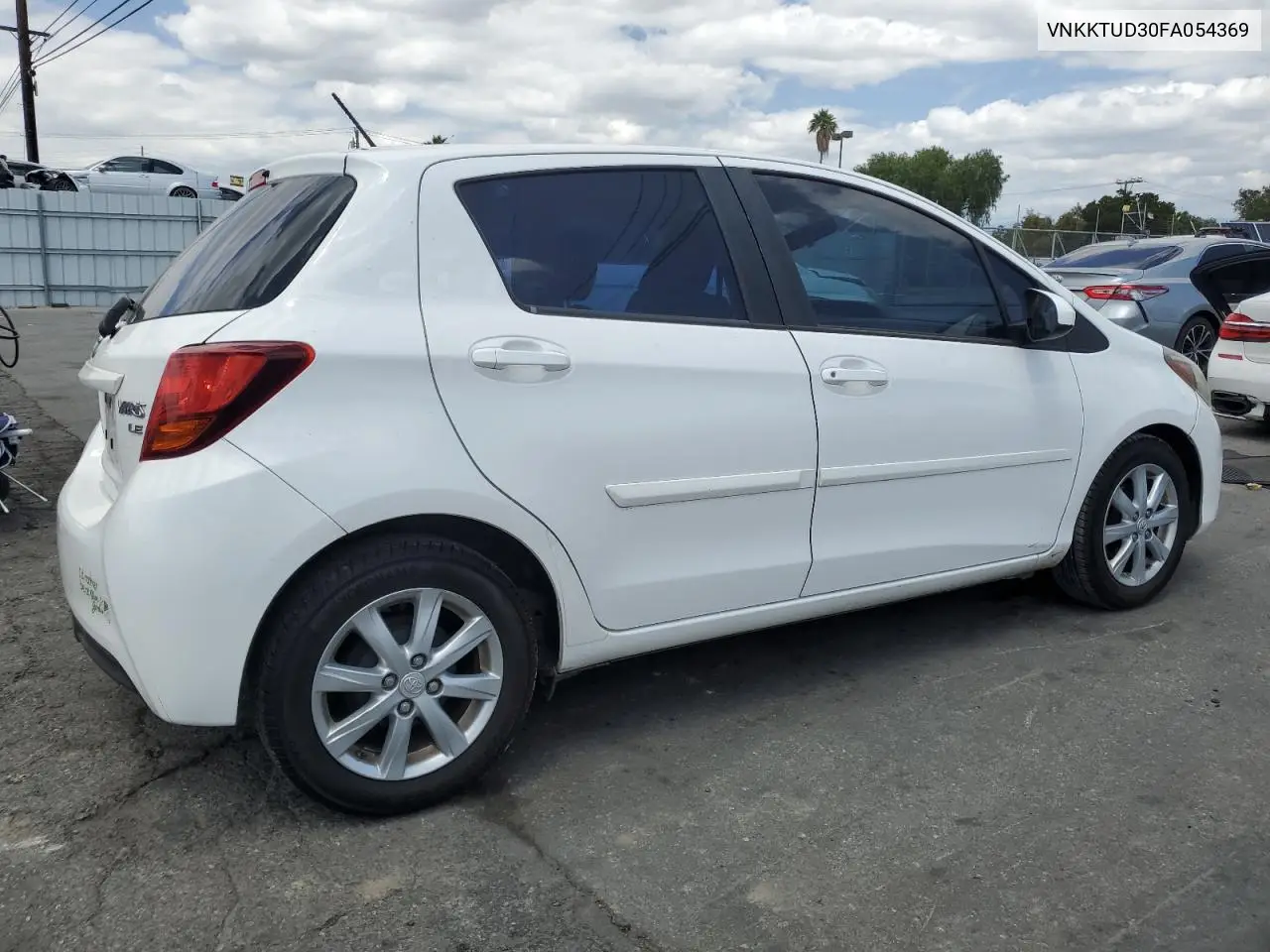 2015 Toyota Yaris VIN: VNKKTUD30FA054369 Lot: 56732905