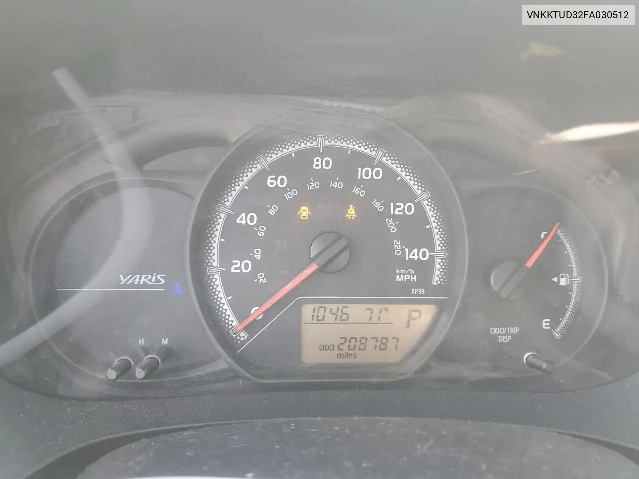2015 Toyota Yaris VIN: VNKKTUD32FA030512 Lot: 56886685