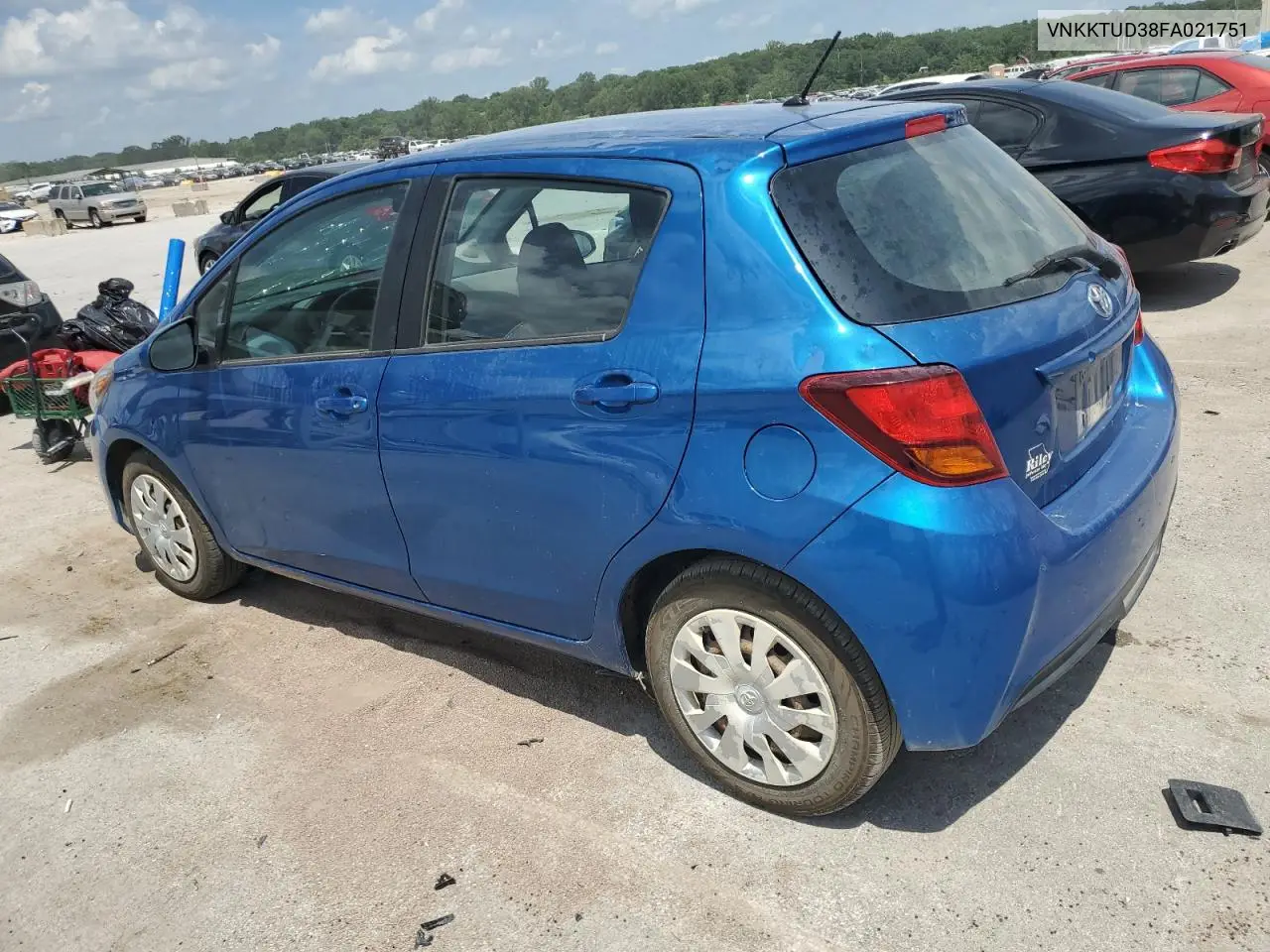 2015 Toyota Yaris VIN: VNKKTUD38FA021751 Lot: 62428845