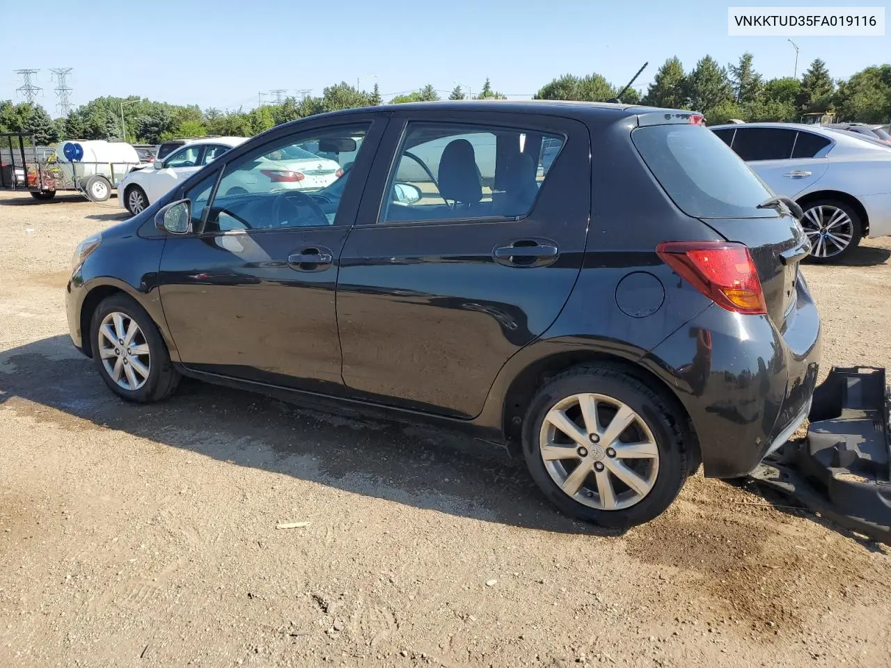 2015 Toyota Yaris VIN: VNKKTUD35FA019116 Lot: 62676045