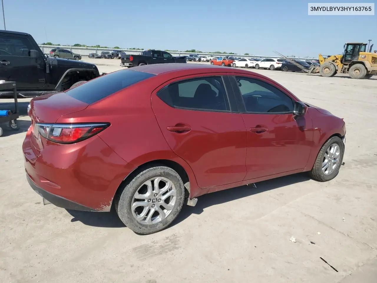 2017 Toyota Yaris Ia VIN: 3MYDLBYV3HY163765 Lot: 51500885