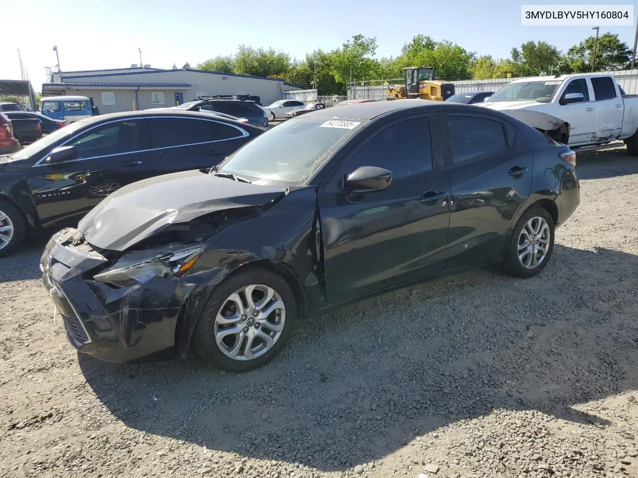 2017 Toyota Yaris Ia VIN: 3MYDLBYV5HY160804 Lot: 54270585