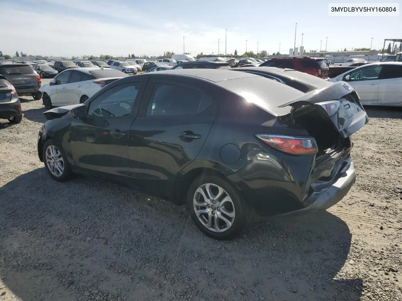 2017 Toyota Yaris Ia VIN: 3MYDLBYV5HY160804 Lot: 54270585