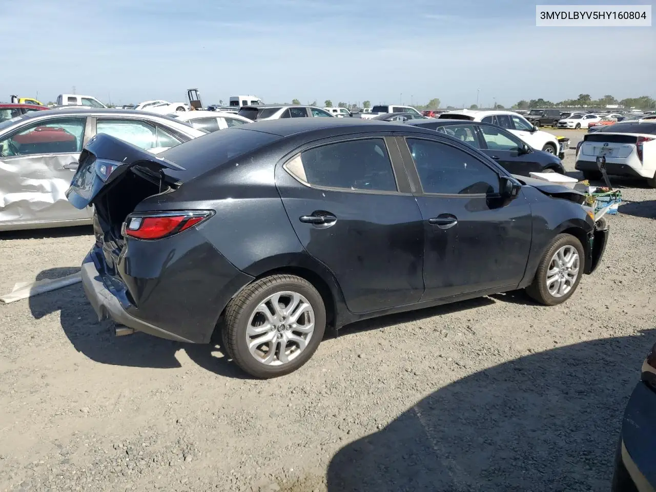 2017 Toyota Yaris Ia VIN: 3MYDLBYV5HY160804 Lot: 54270585
