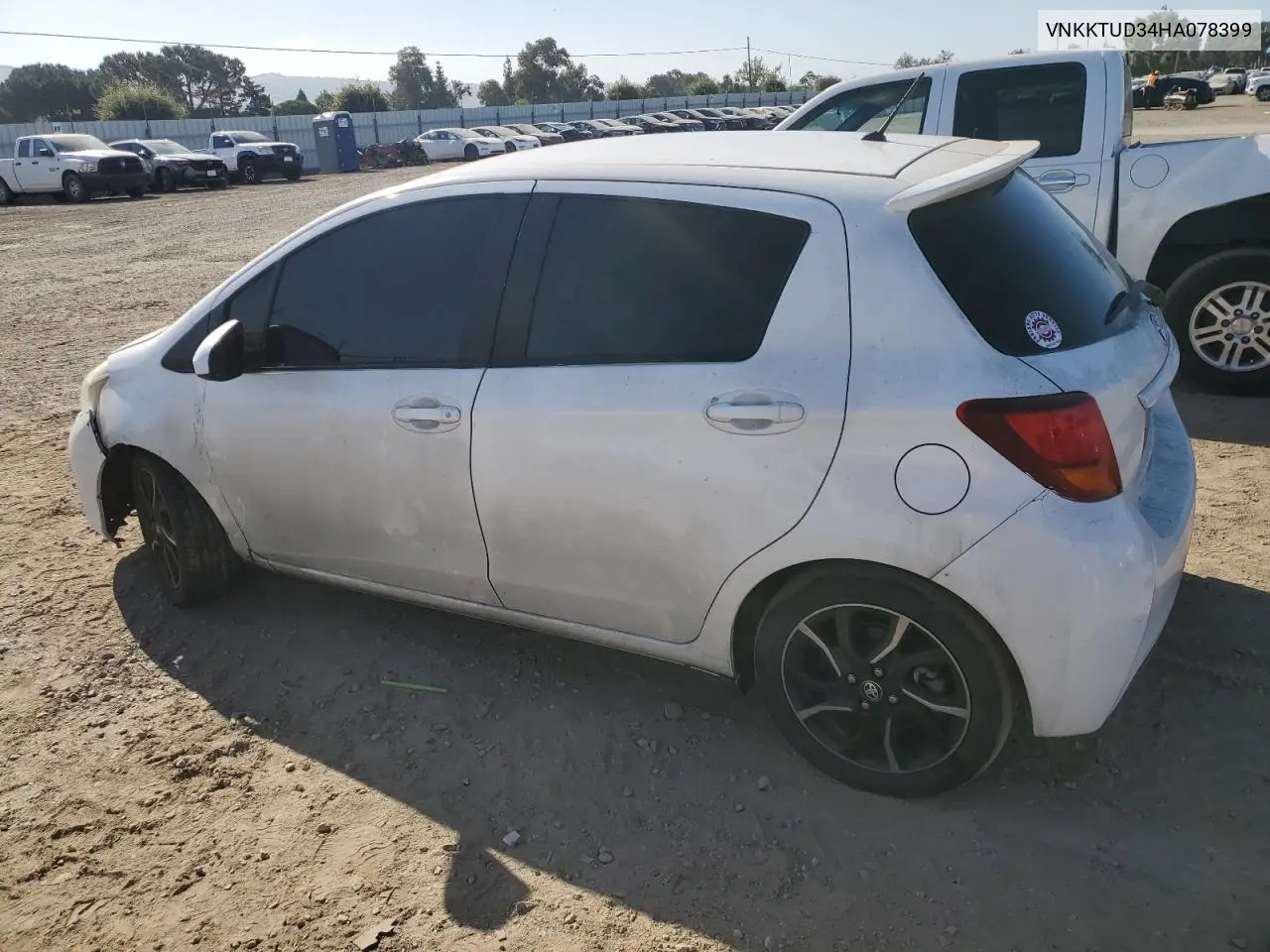 2017 Toyota Yaris L VIN: VNKKTUD34HA078399 Lot: 58943825