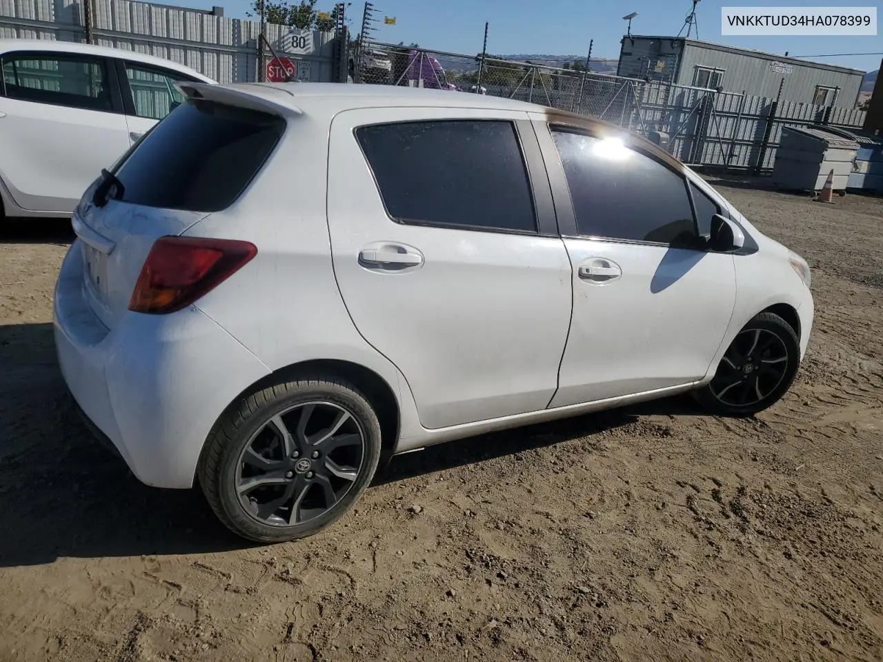2017 Toyota Yaris L VIN: VNKKTUD34HA078399 Lot: 58943825