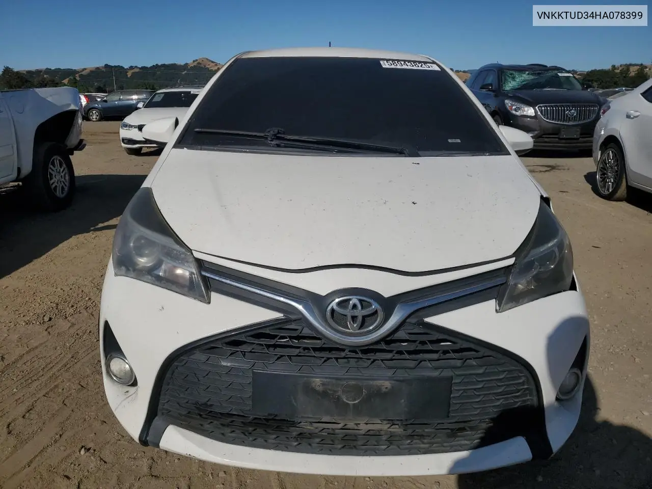 2017 Toyota Yaris L VIN: VNKKTUD34HA078399 Lot: 58943825