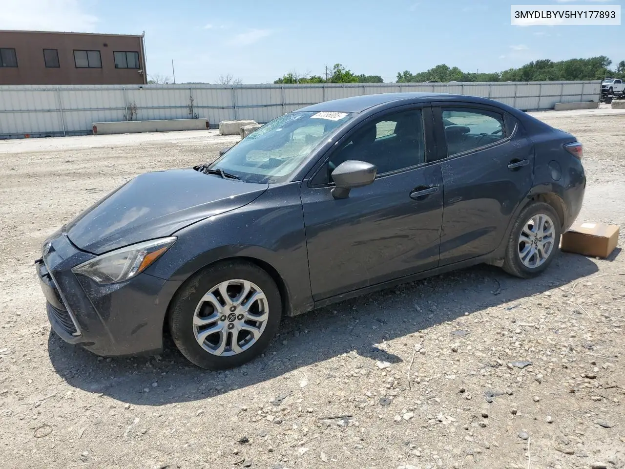 2017 Toyota Yaris Ia VIN: 3MYDLBYV5HY177893 Lot: 62356905