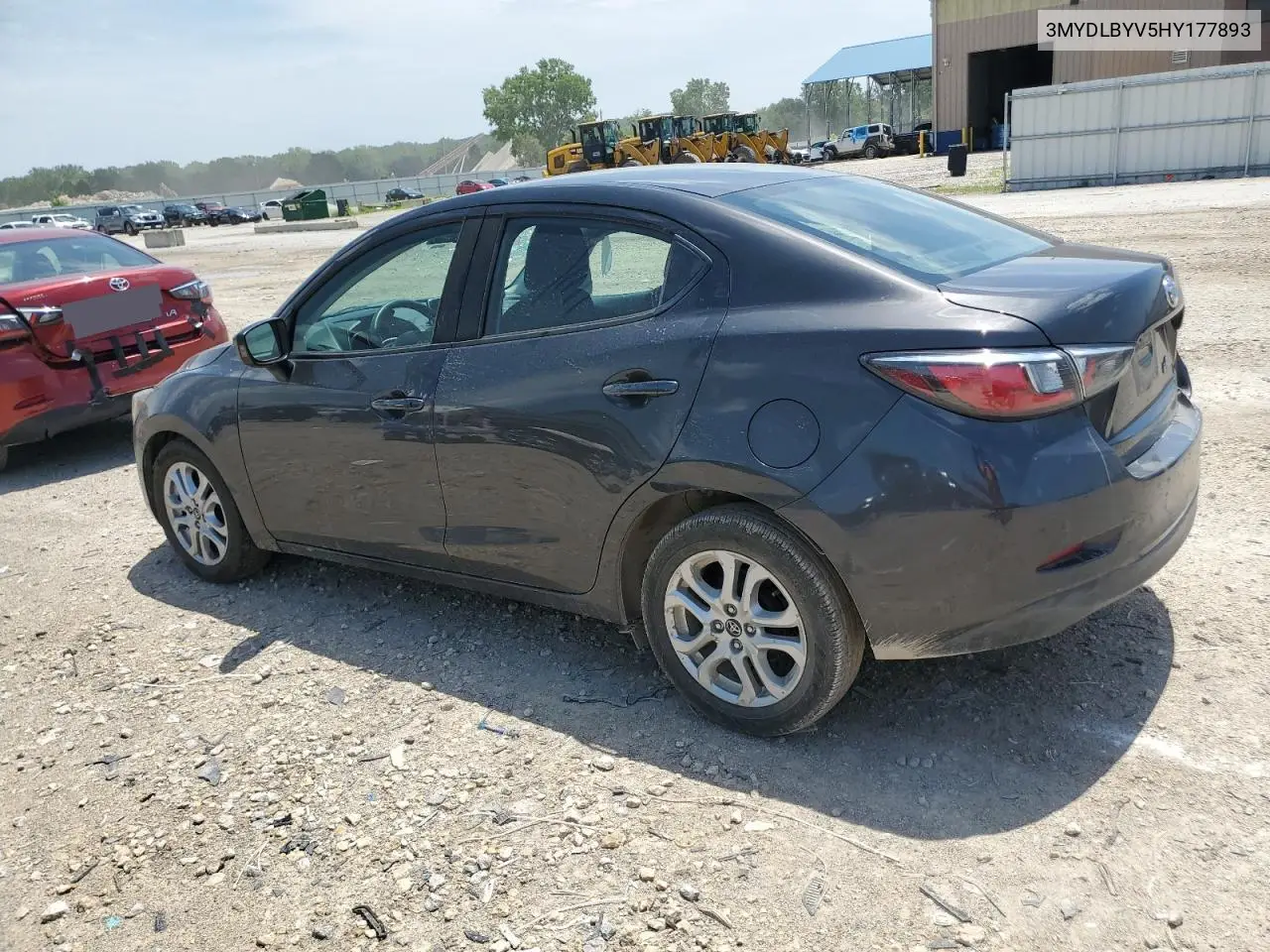 2017 Toyota Yaris Ia VIN: 3MYDLBYV5HY177893 Lot: 62356905