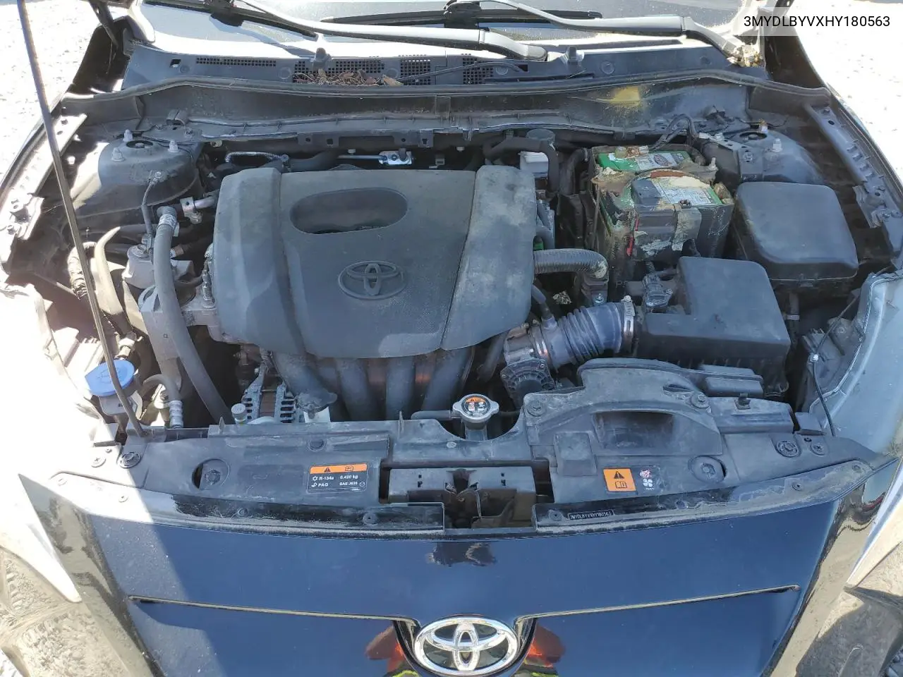 2017 Toyota Yaris Ia VIN: 3MYDLBYVXHY180563 Lot: 62586555